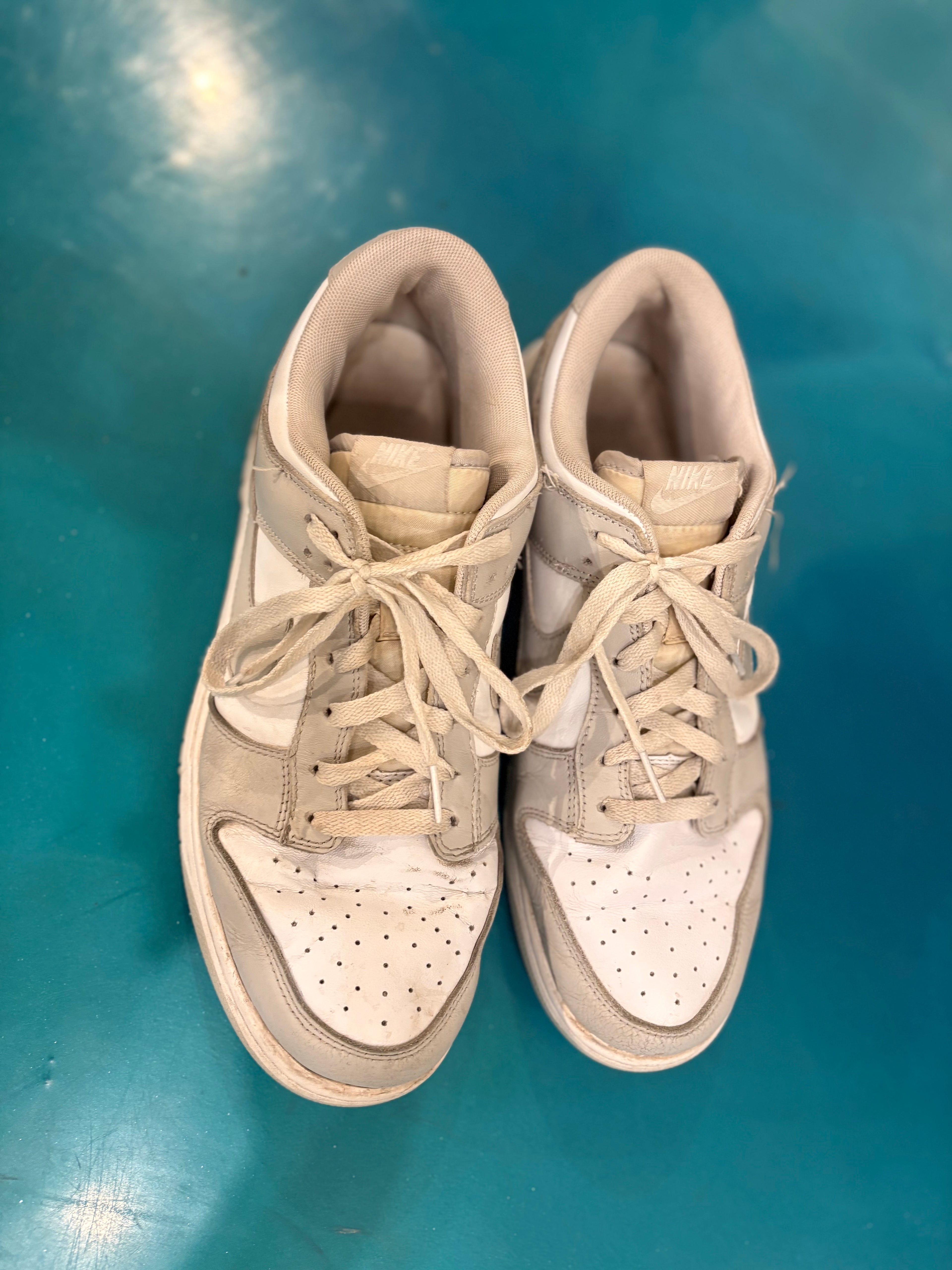 Grey/White Jordan 1 Dunk Low (M 12)