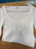 Aritzia White Long Sleeve (M)