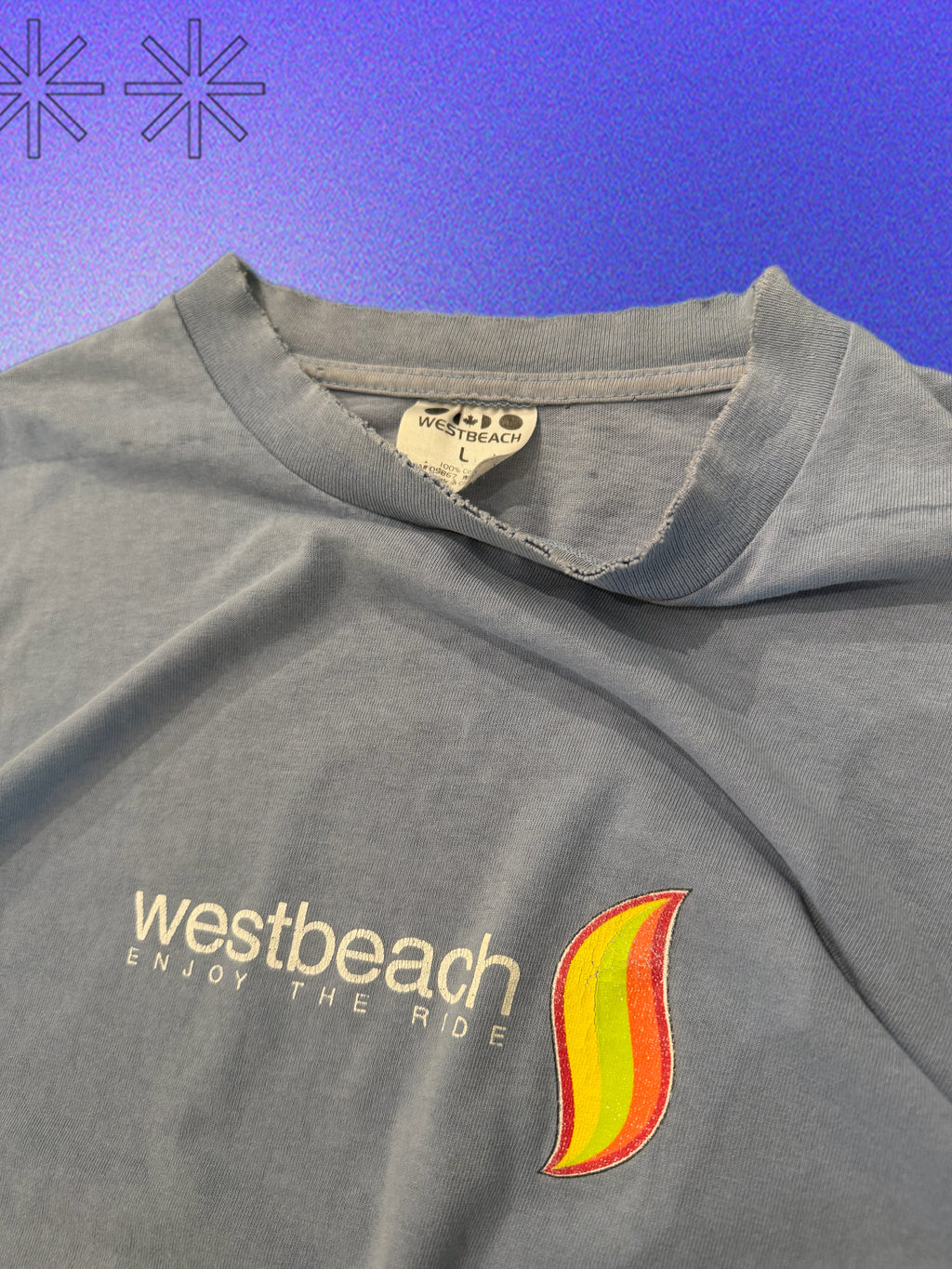 Vintage West Beach T-Shirt (L)