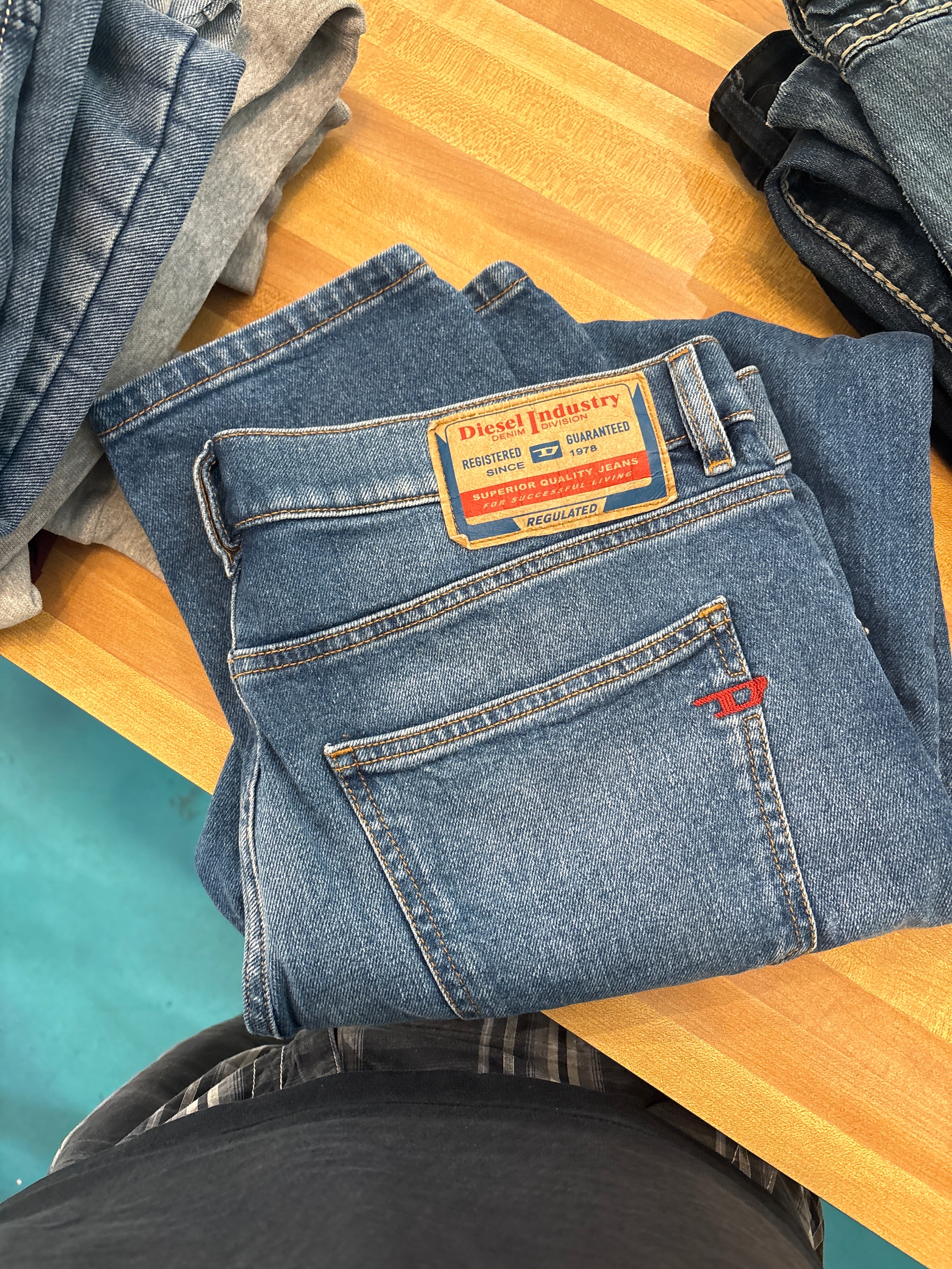 diesel embroidered D
