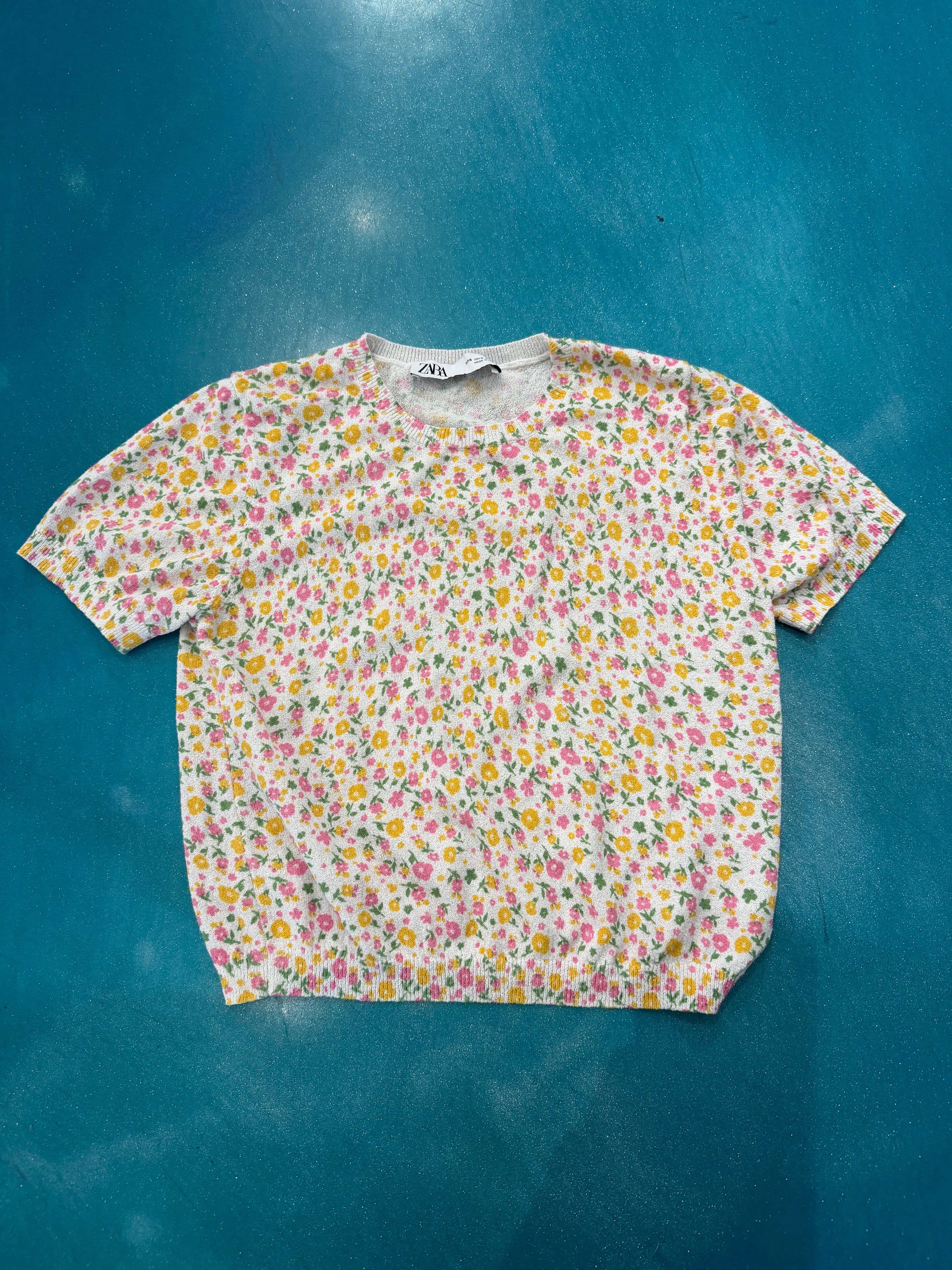 Zara Flower Shirt (S)