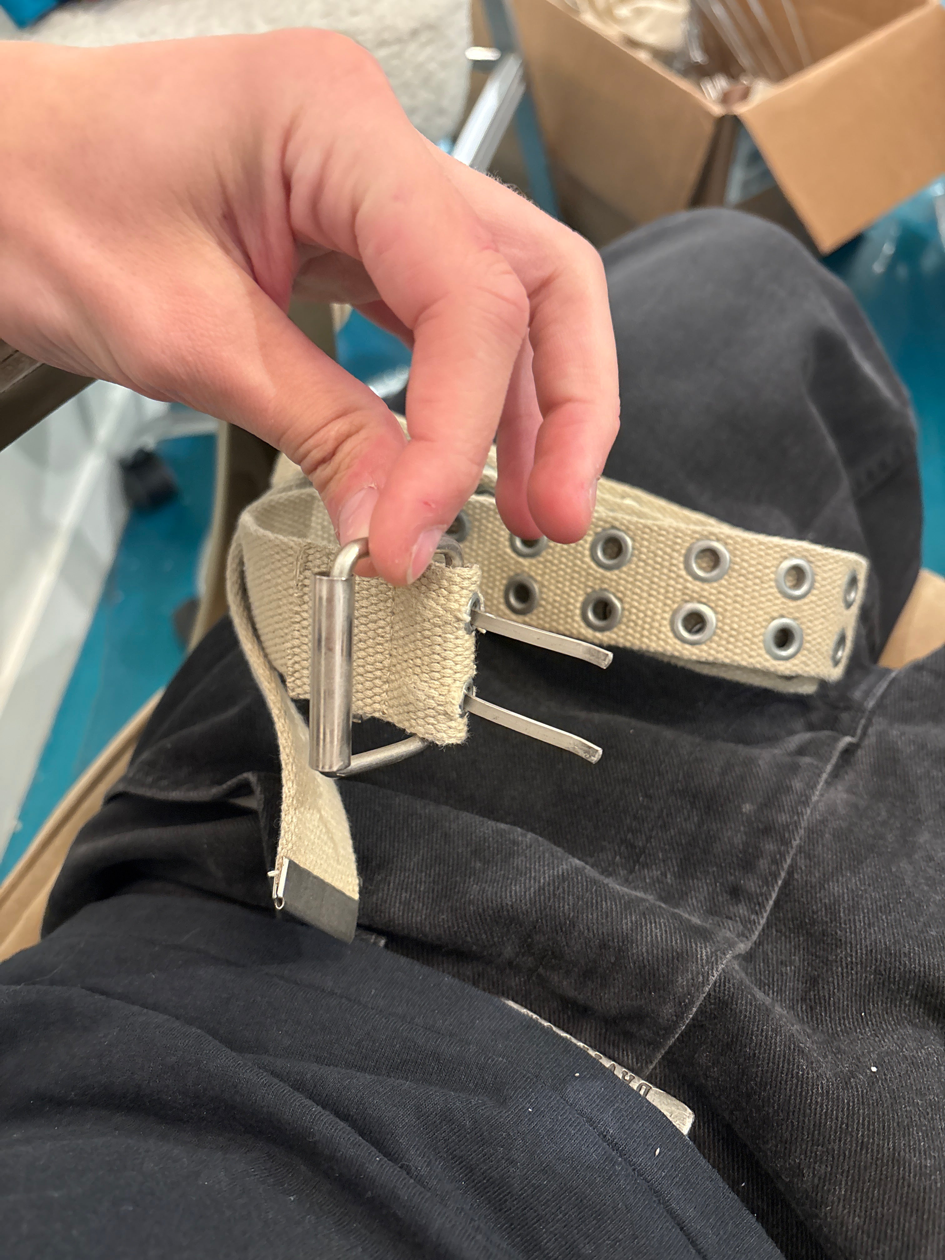 canvas belt