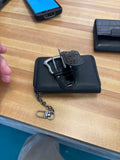 Leather buckle wallet