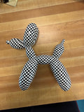 Checkered Balloon Dog