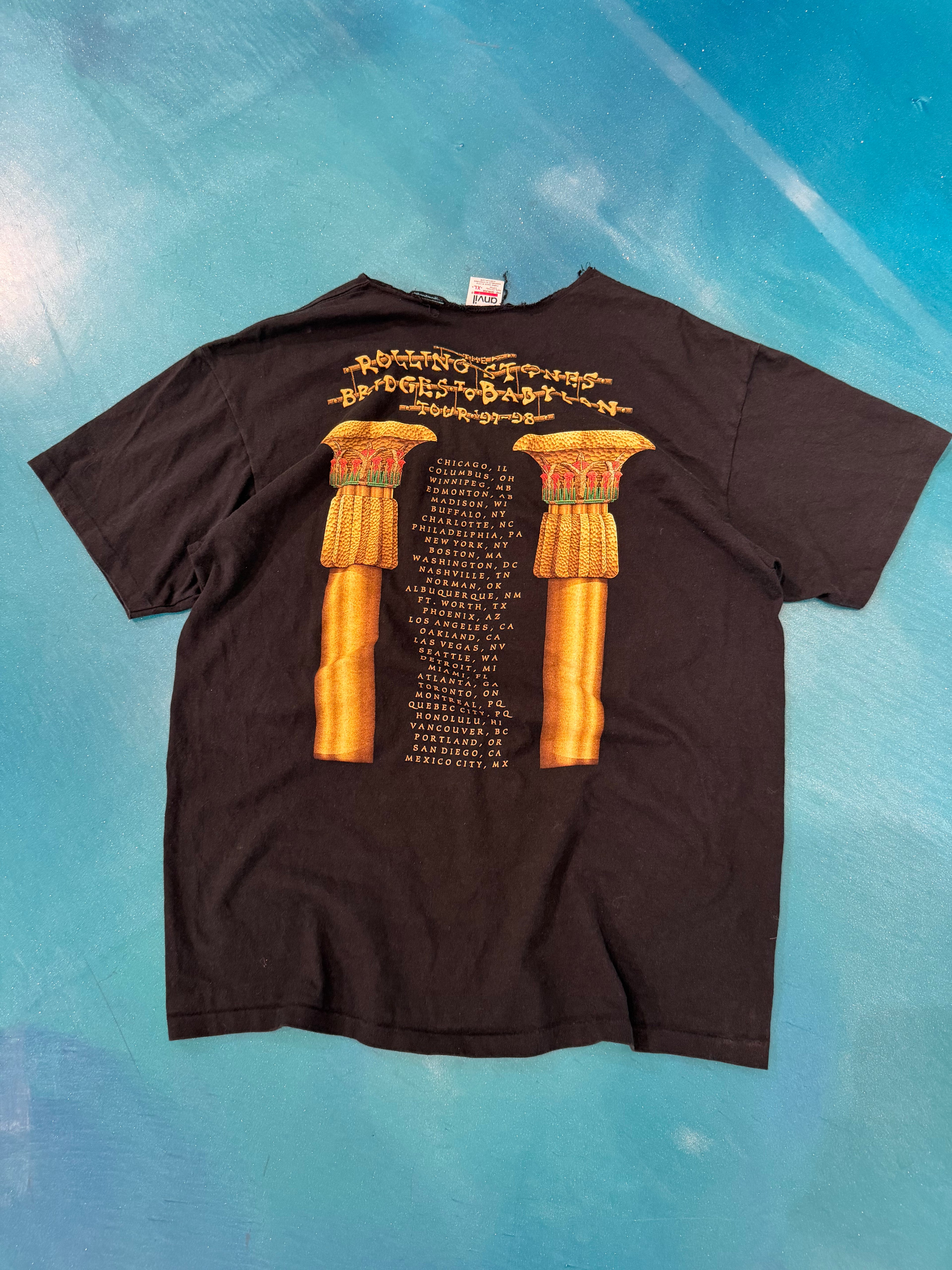 Vintage Rolling Stones Bridges To Babylon T-Shirt (XL)