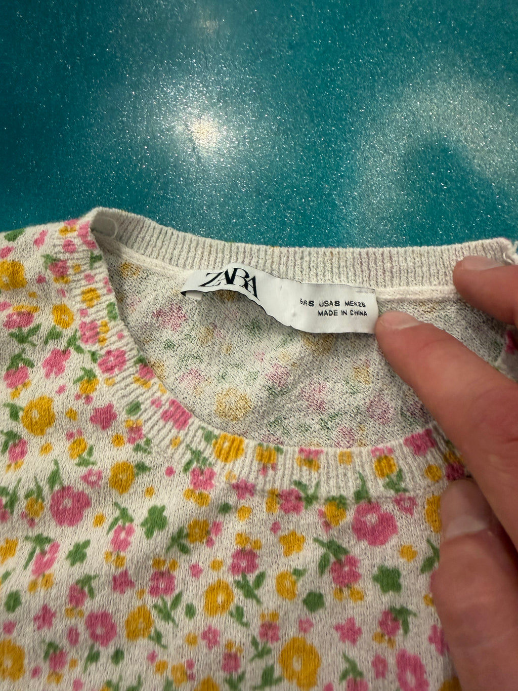 Zara Flower Shirt (S)