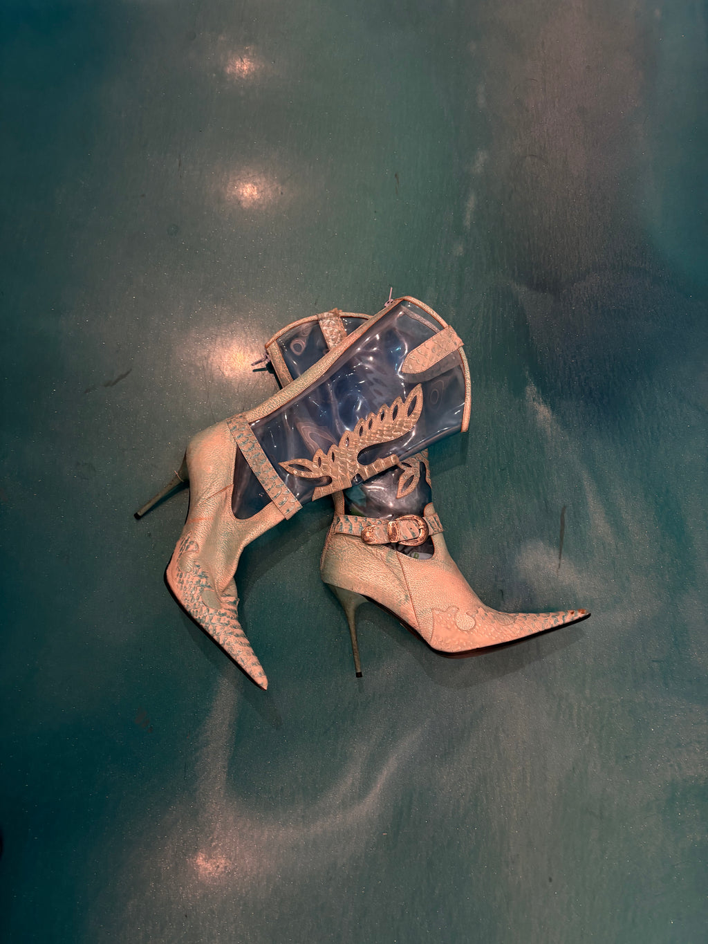 Aldo Blue Cowboy boots (39)