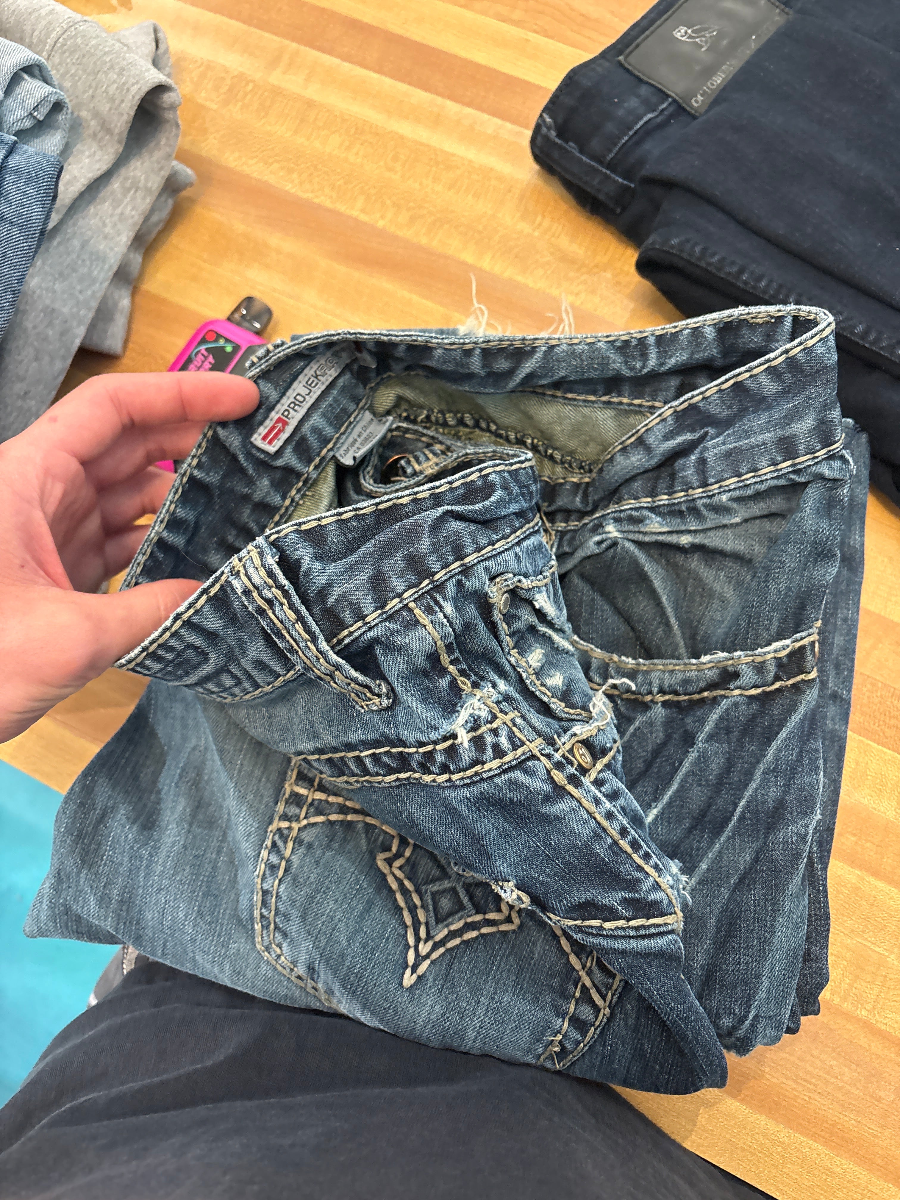 projek raw bootcut D