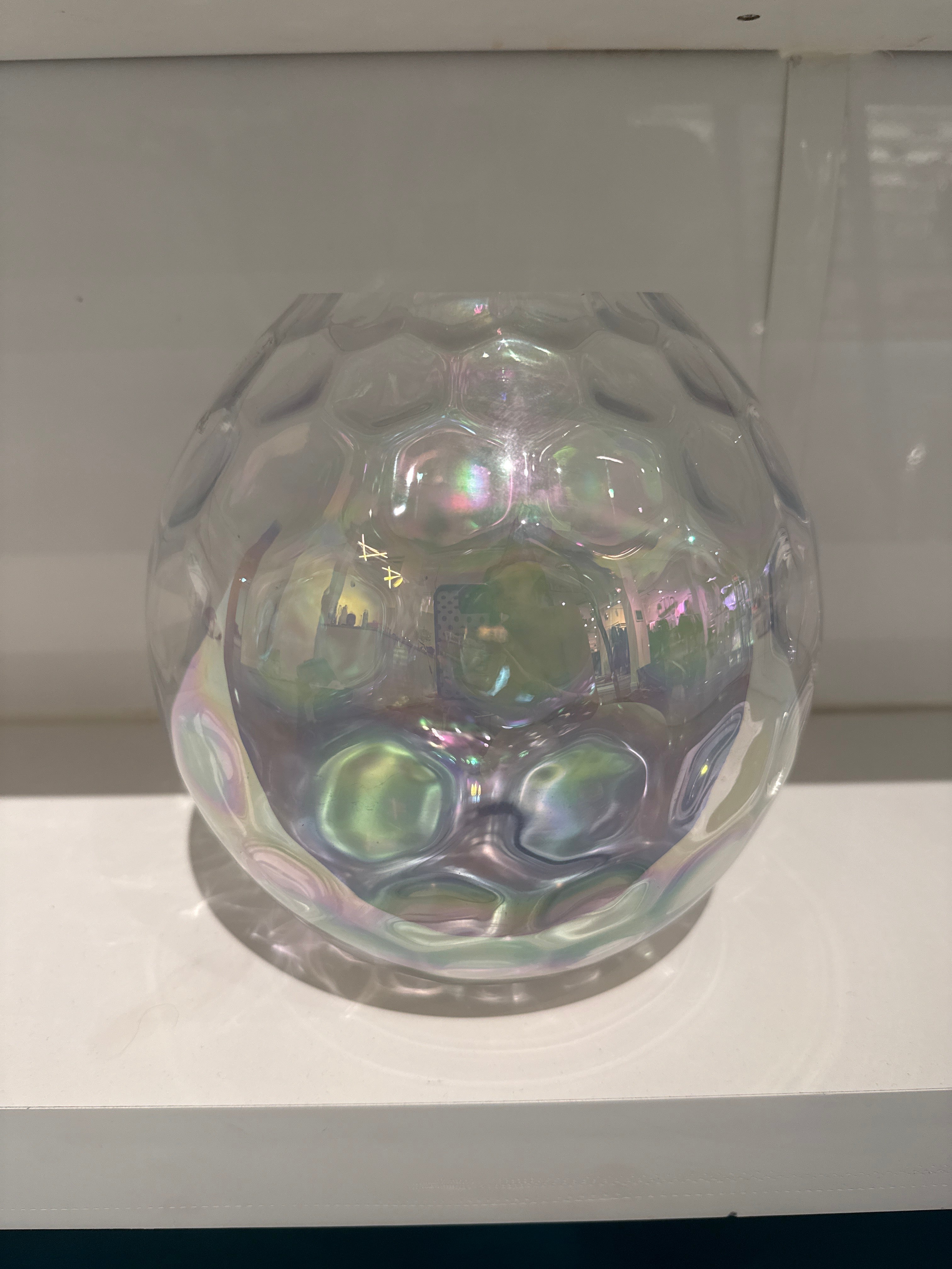 Iridescent Bubble Vase