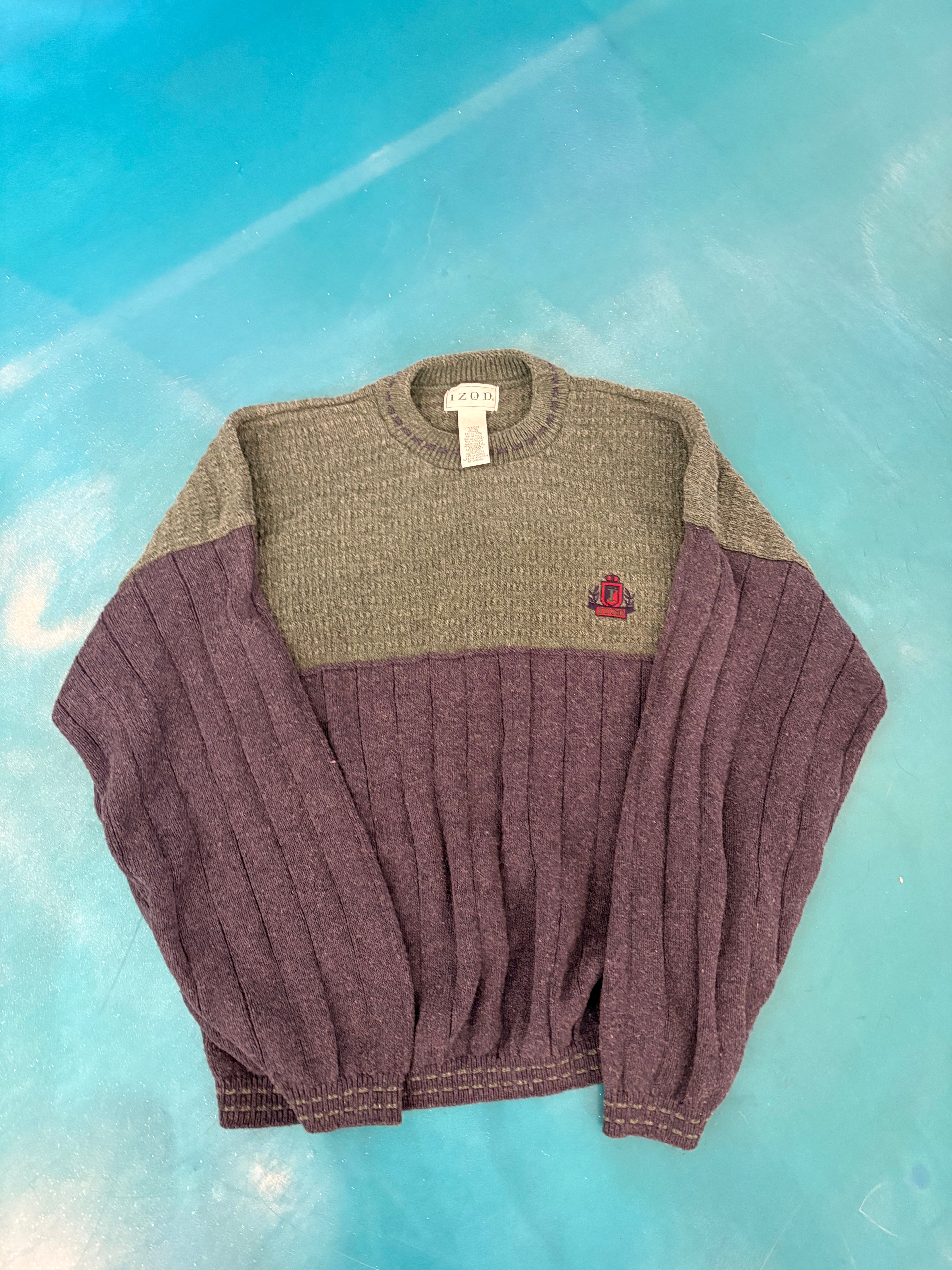 IZOD knit sweater (XL)