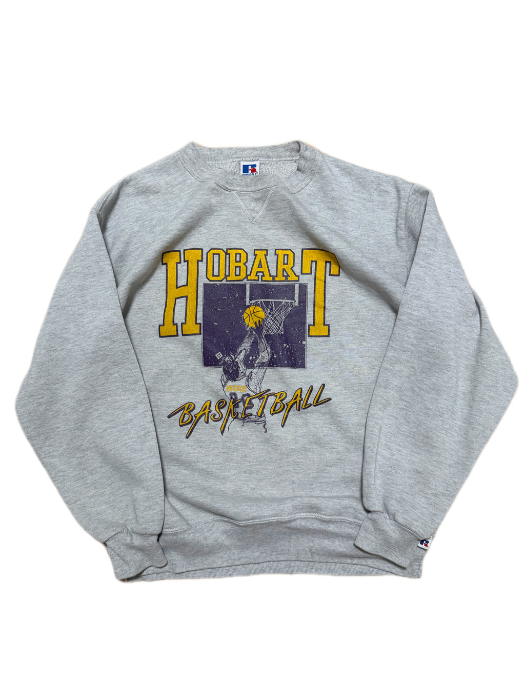 90s Russell Hobart Basketball Crewneck (2XL)