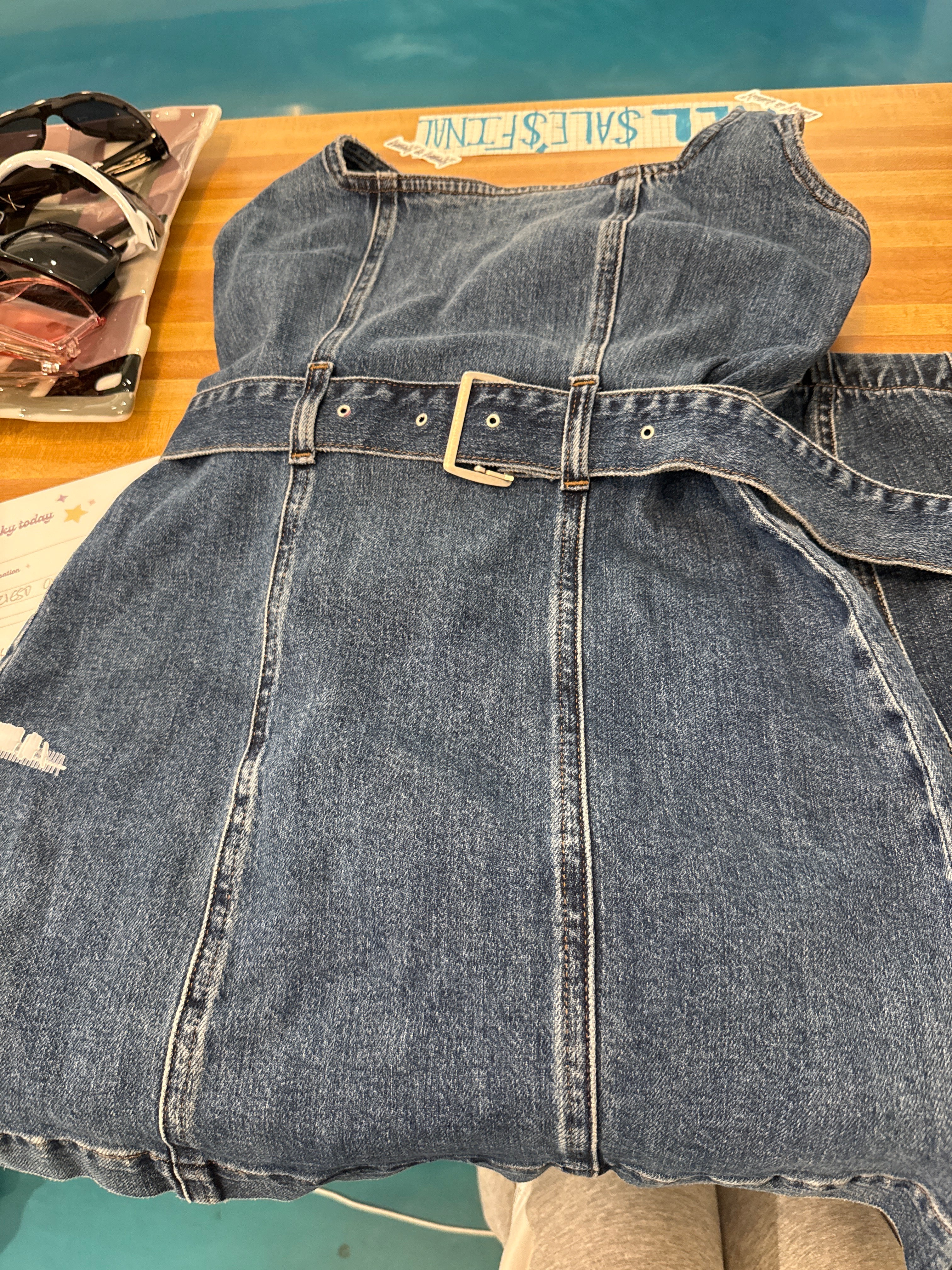 Silver Jeans Halter Dress (S)