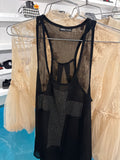 Weal cross rhinestone top
