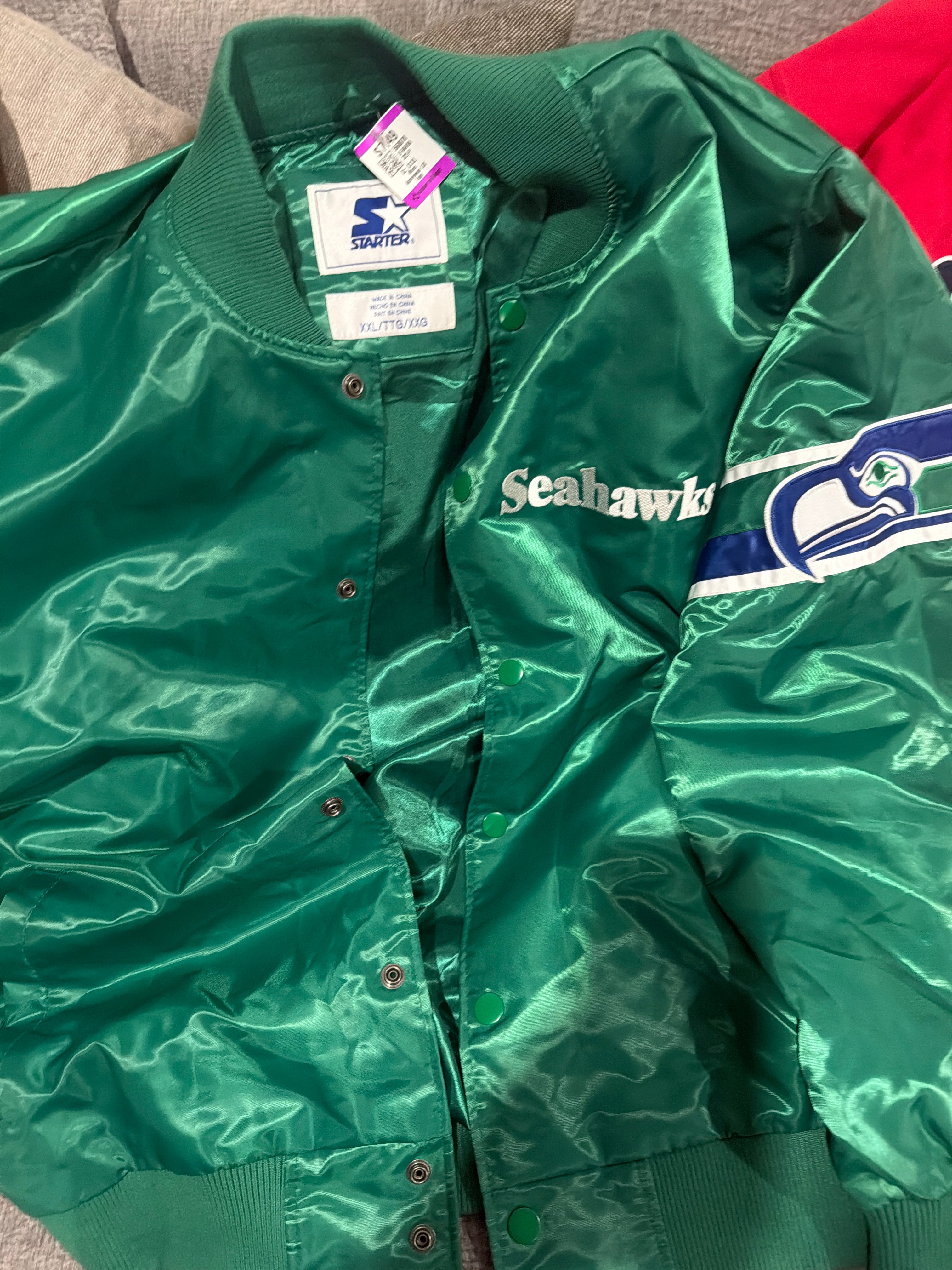 Seattle Seahawks Starter Jacket (XXL)