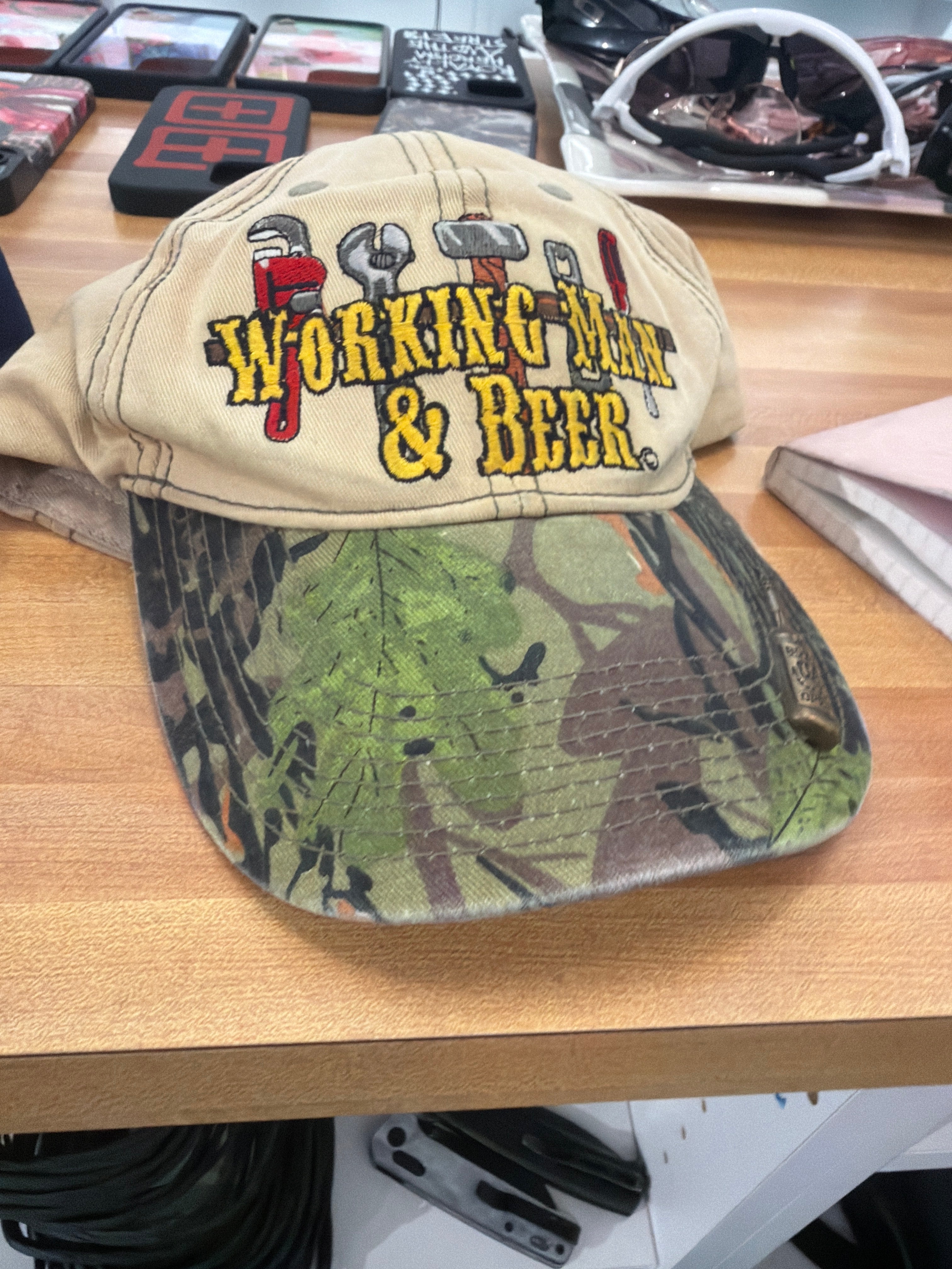 Working man and Beer Hat