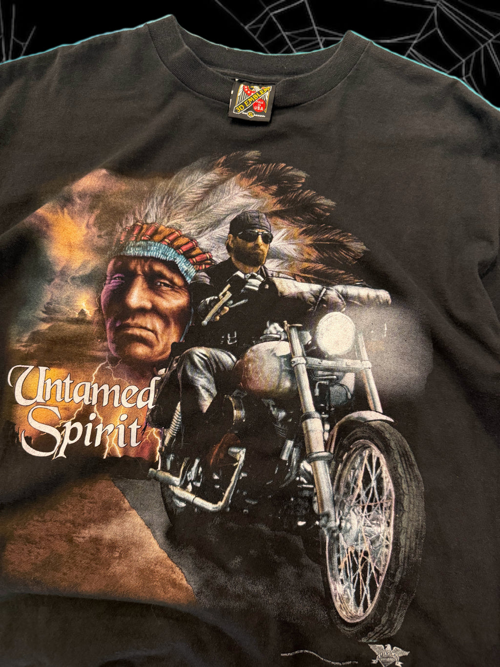 1993 3D Emblem Untamed Spirit T-Shirt (XL)
