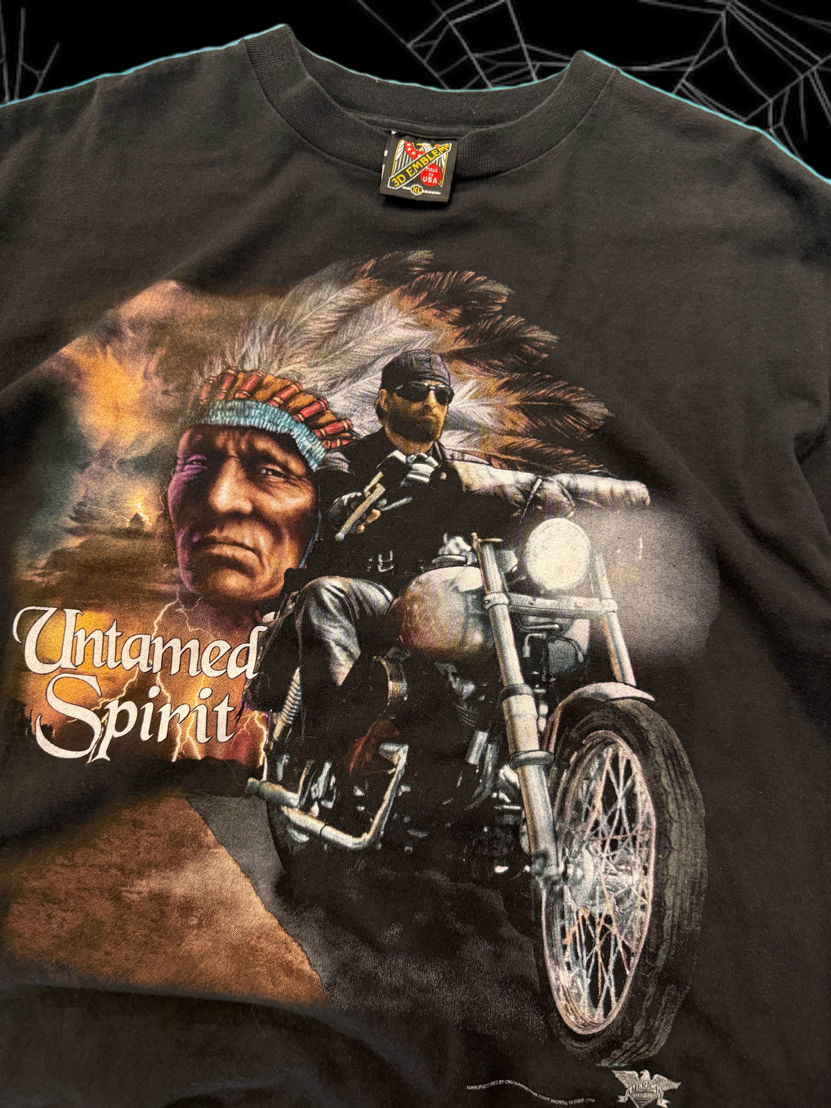 1993 3D Emblem Untamed Spirit T-Shirt (XL)