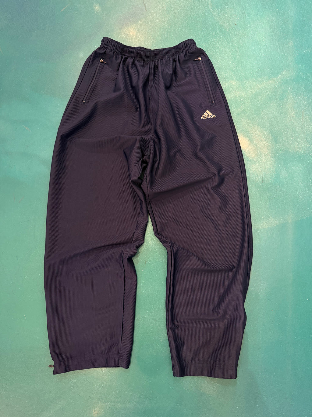 90s Adidas Pleated Track Pants (S)