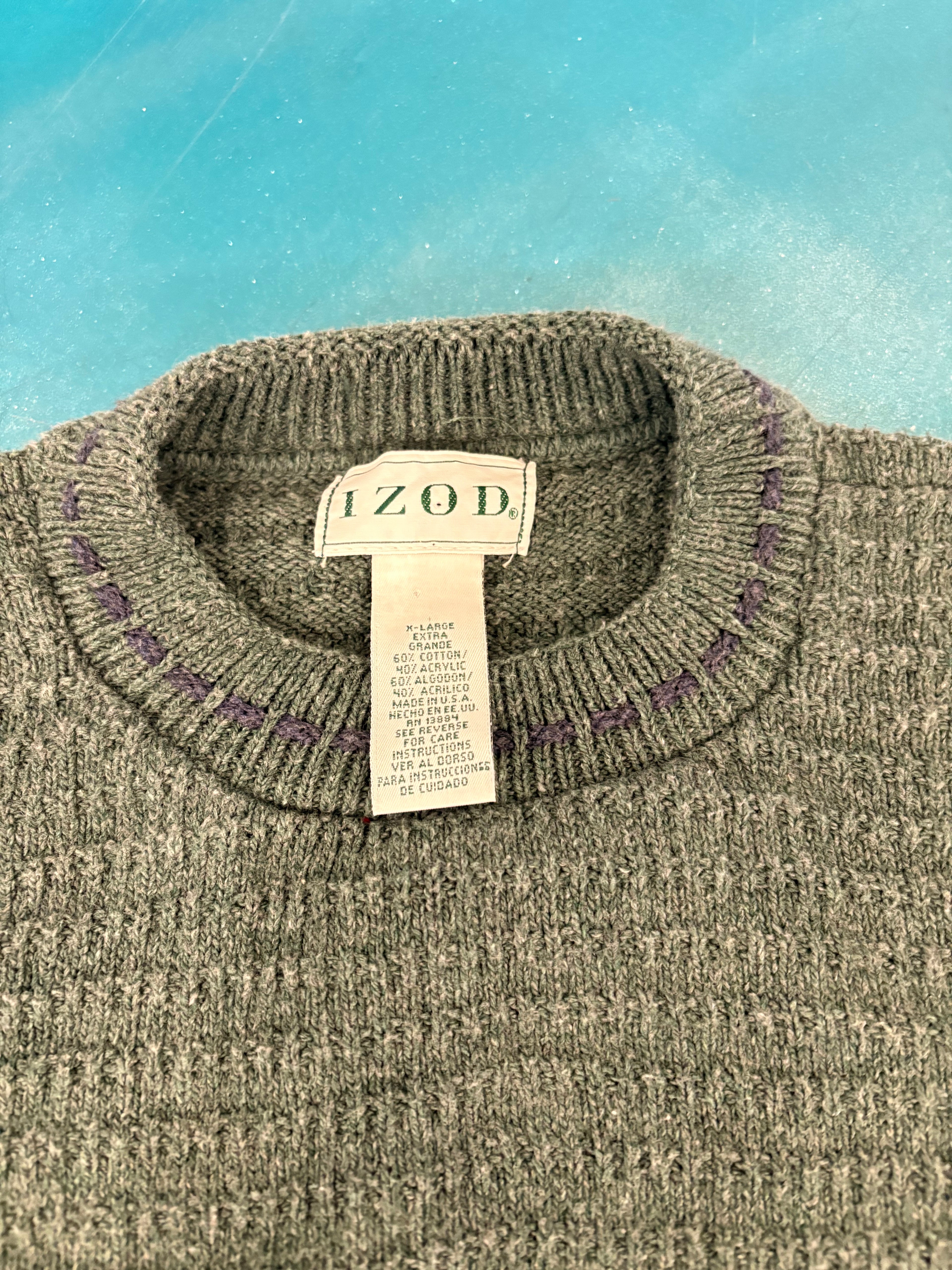 IZOD knit sweater (XL)