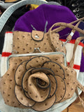 Leather Flower Bag
