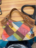 Vintage Fossil Hobo Patch Bag