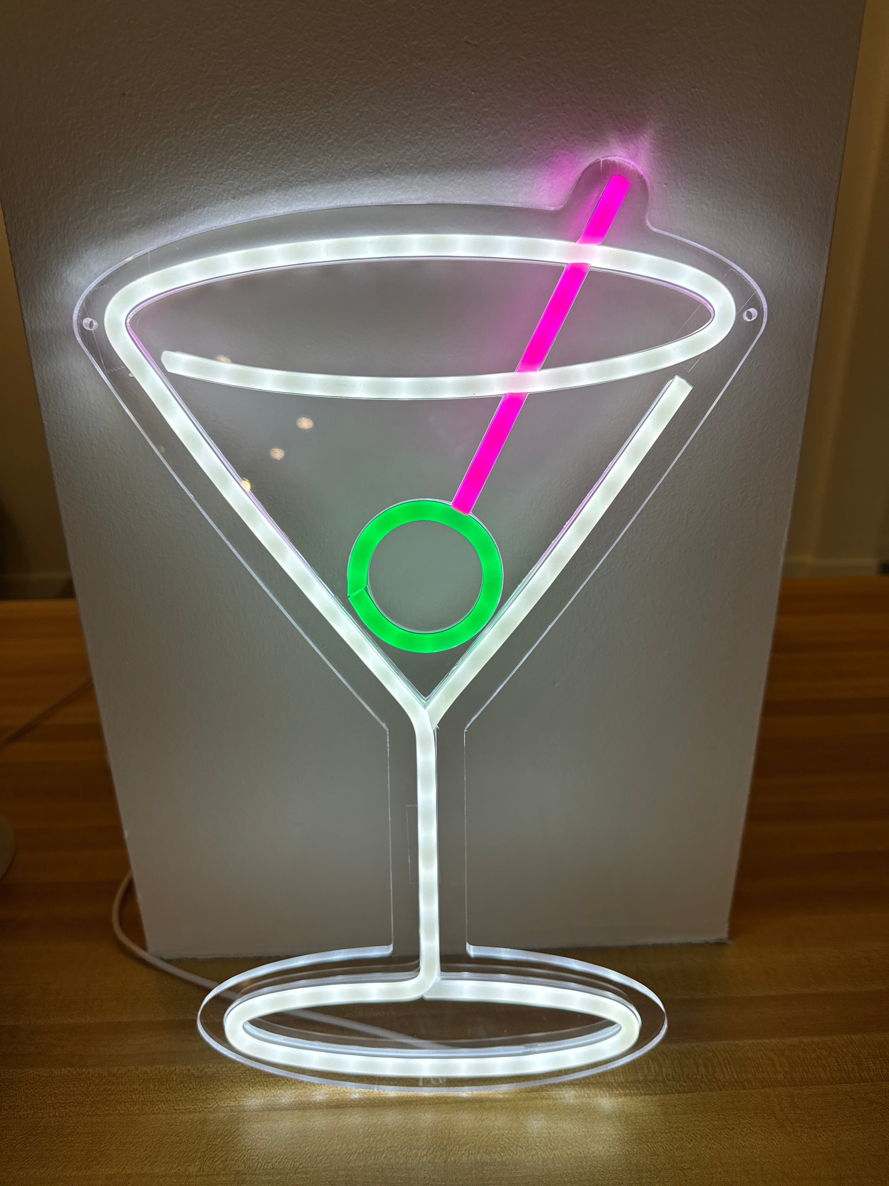 Martini Neon Light