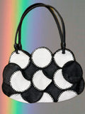 B+W Floral Hand Bag