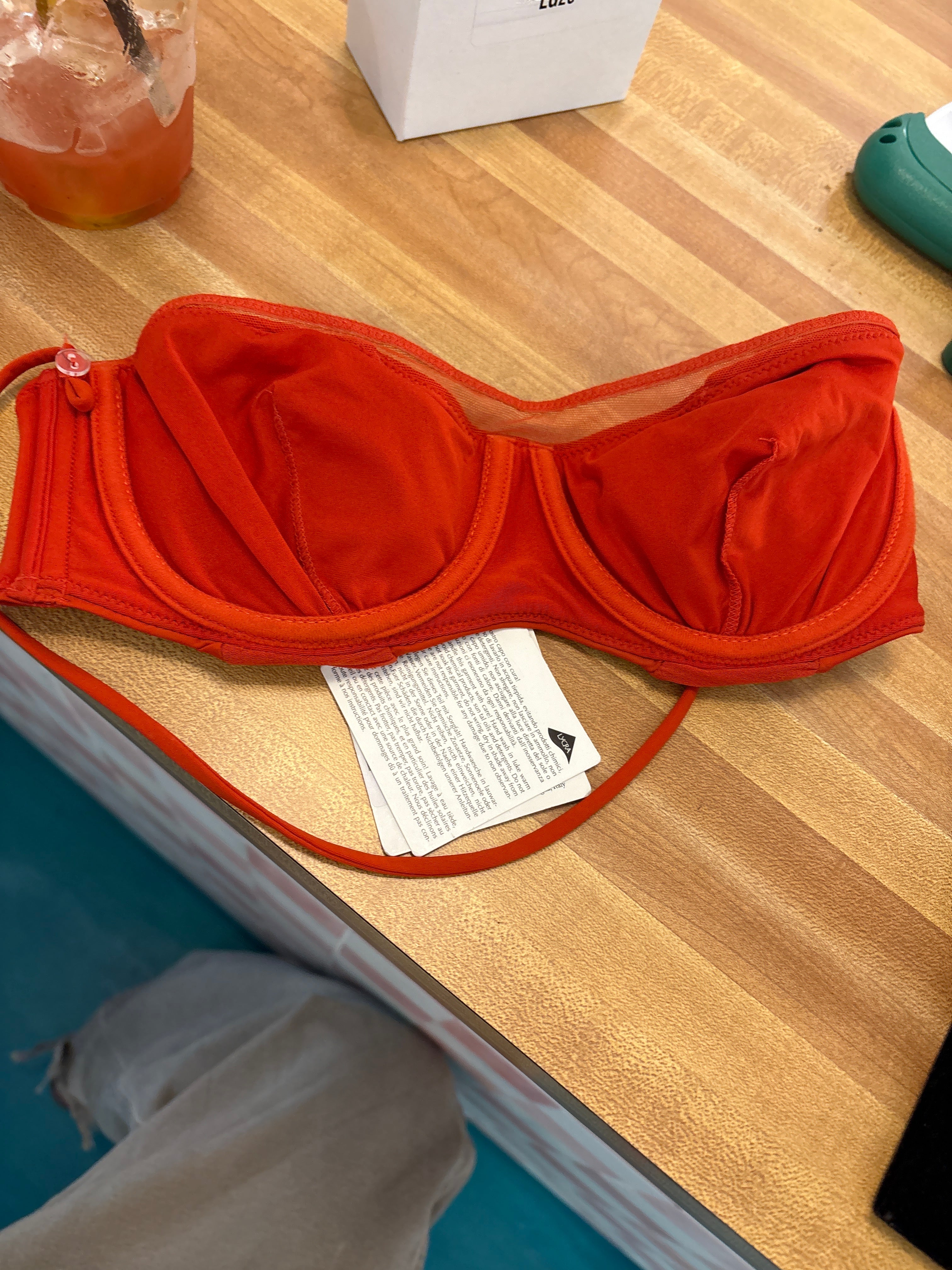 La peria swim top