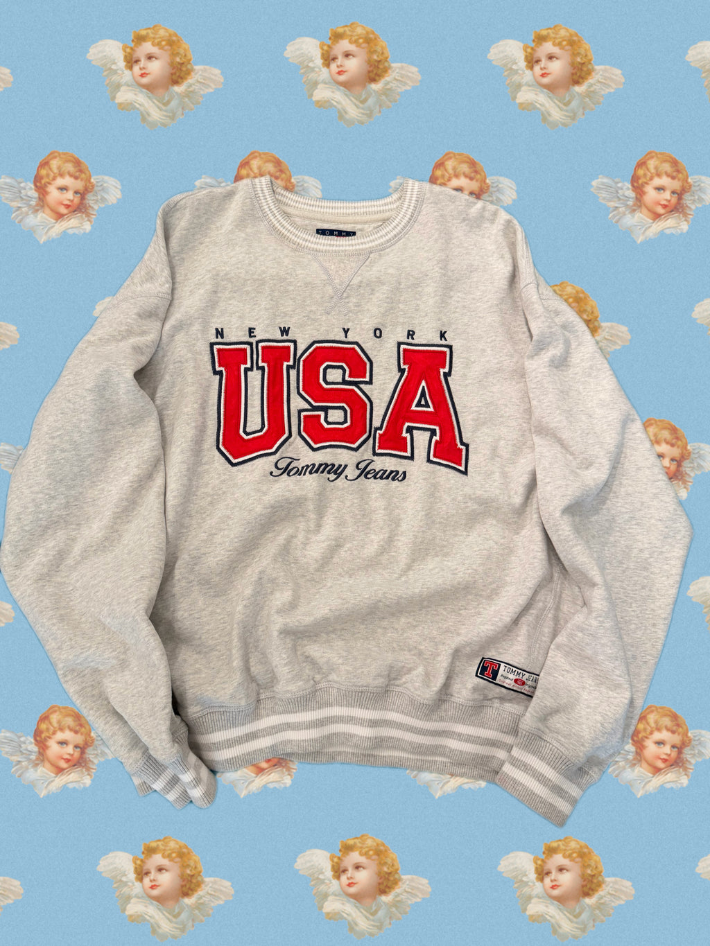 Vintage Tommy Jeans USA Crewneck (XL)