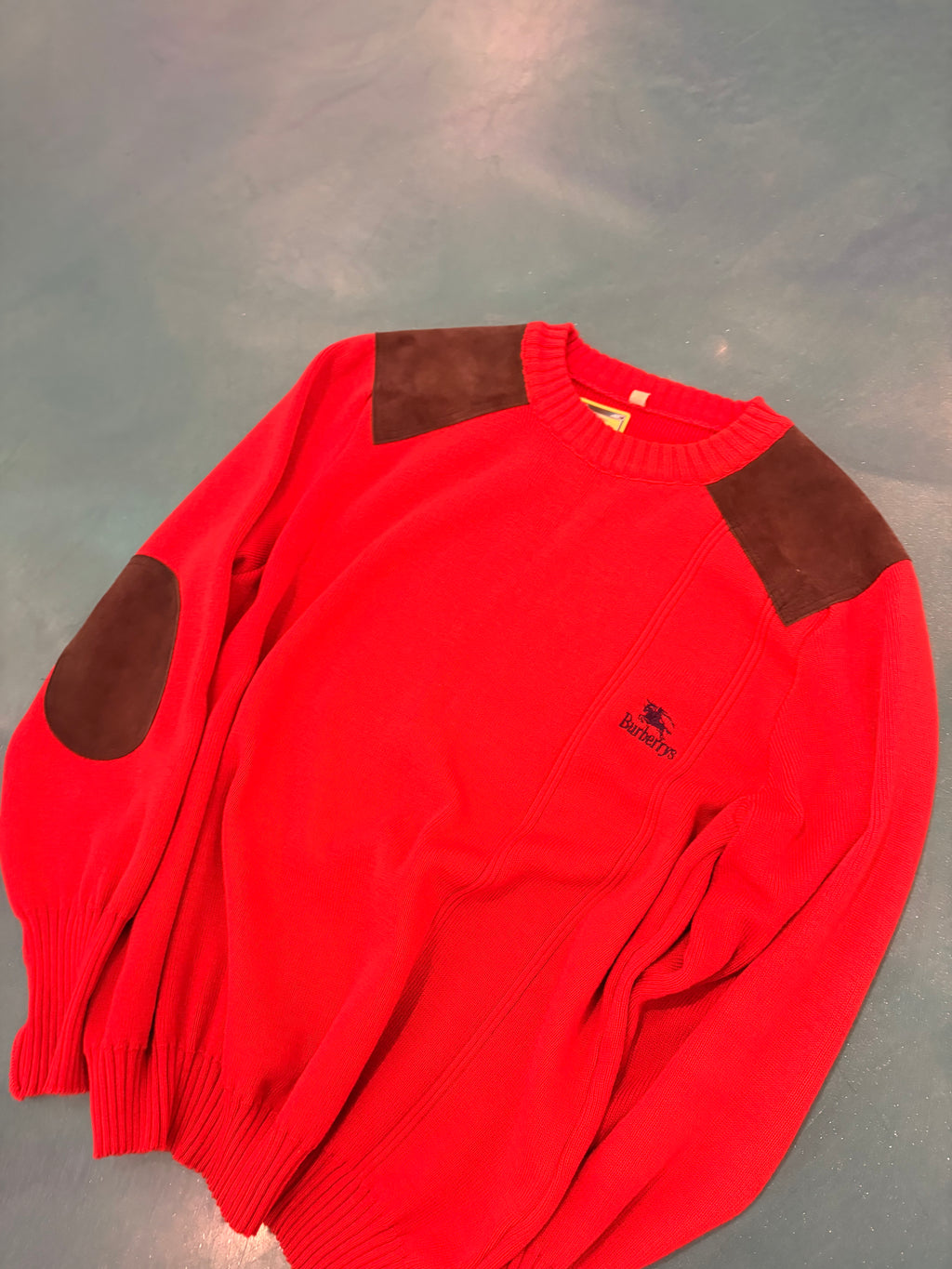 90’s Burberry Knit Sweater (L) D