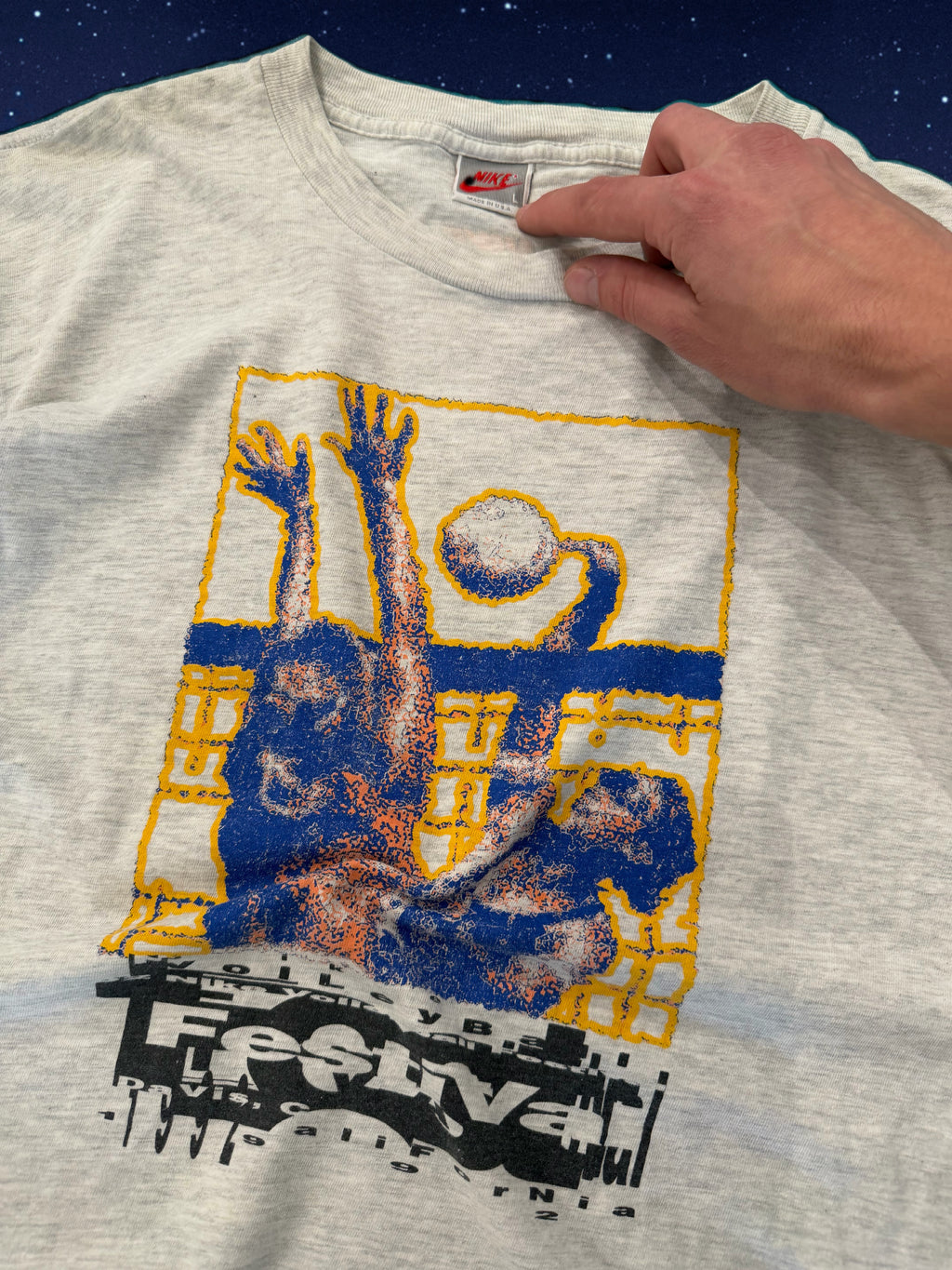 Vintage Nike Volleyball T-Shirt (L)