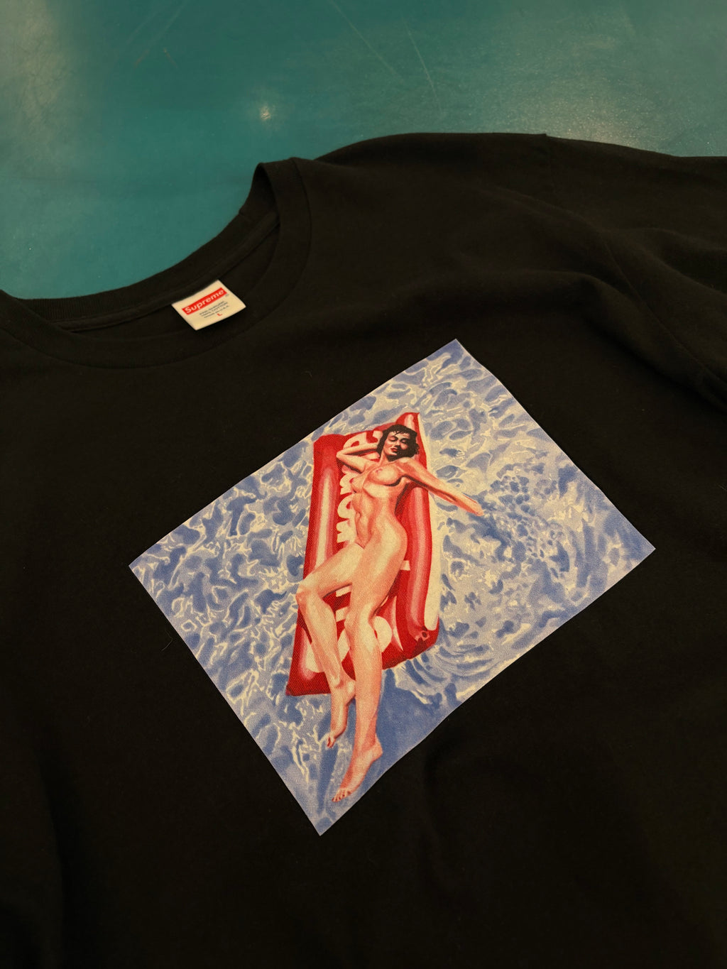 Supreme Float Tee 'Black' (L)