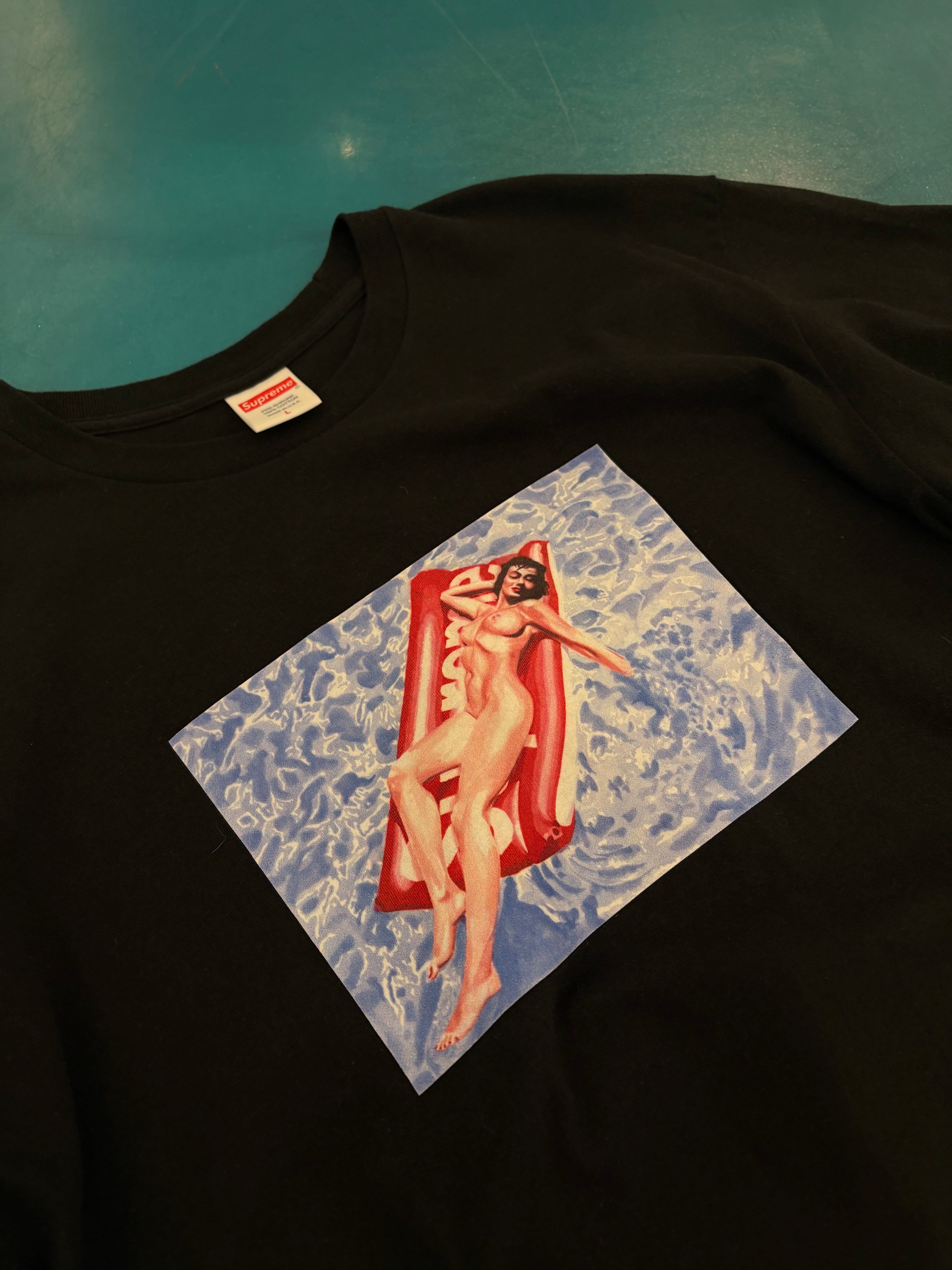 Supreme Float Tee 'Black' (L)