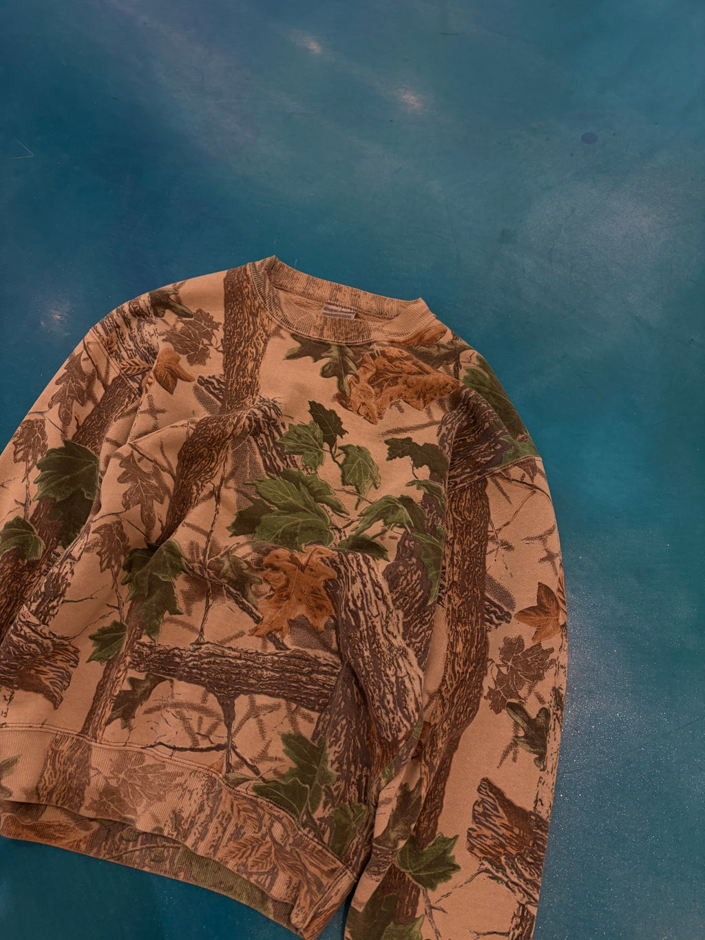 Vintage Camo Jerzees Crewneck (M)