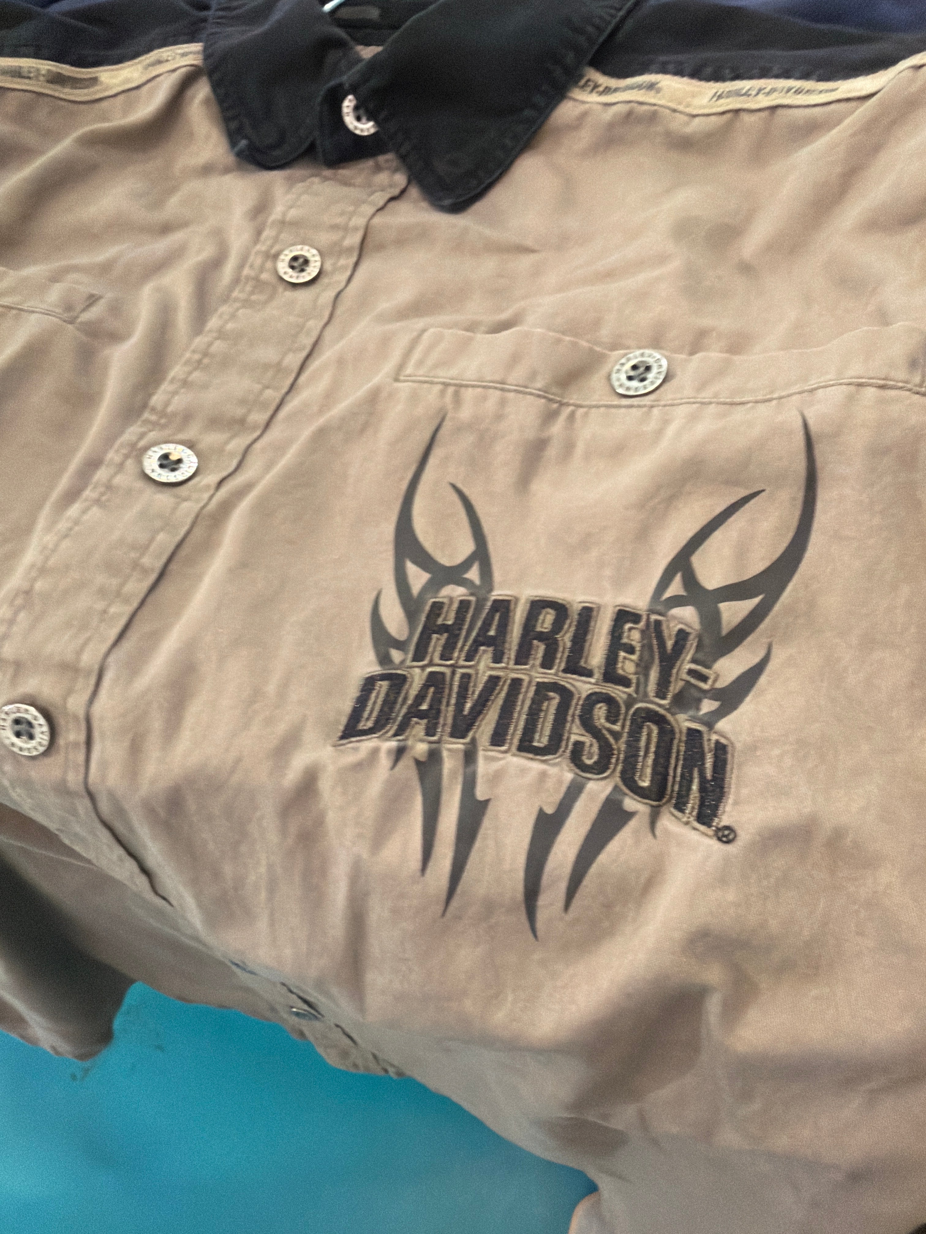 Harley Davidson button up