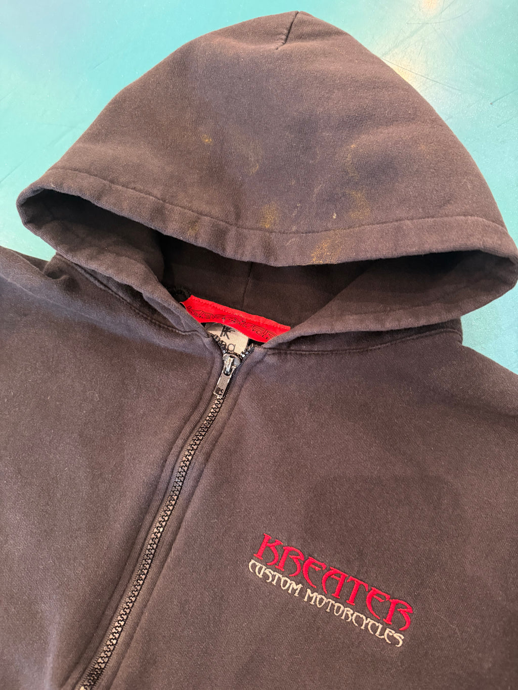Vintage Kreater Custom Motorcycles Hoodie (XL)