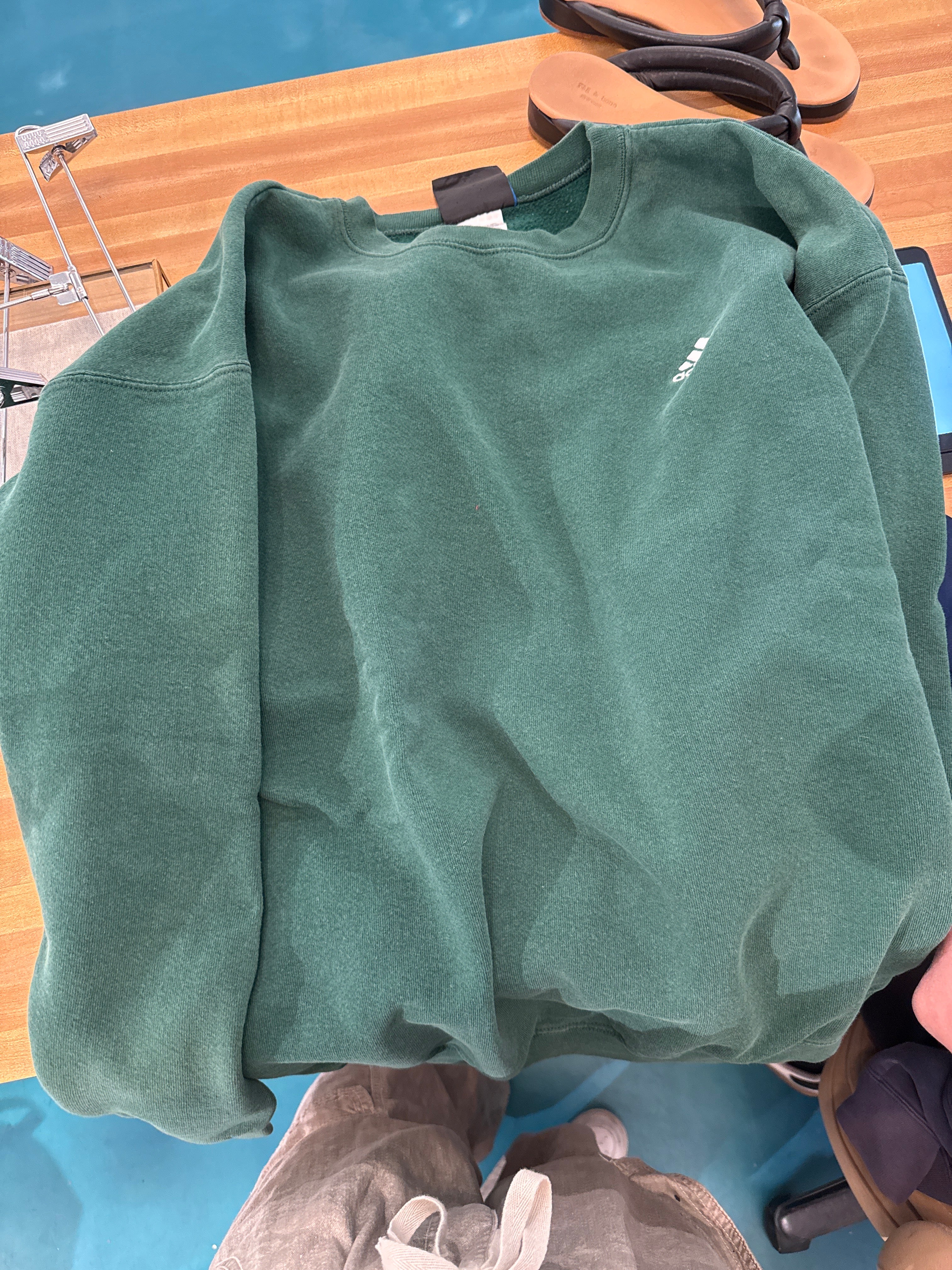 Green Adidas Pullover