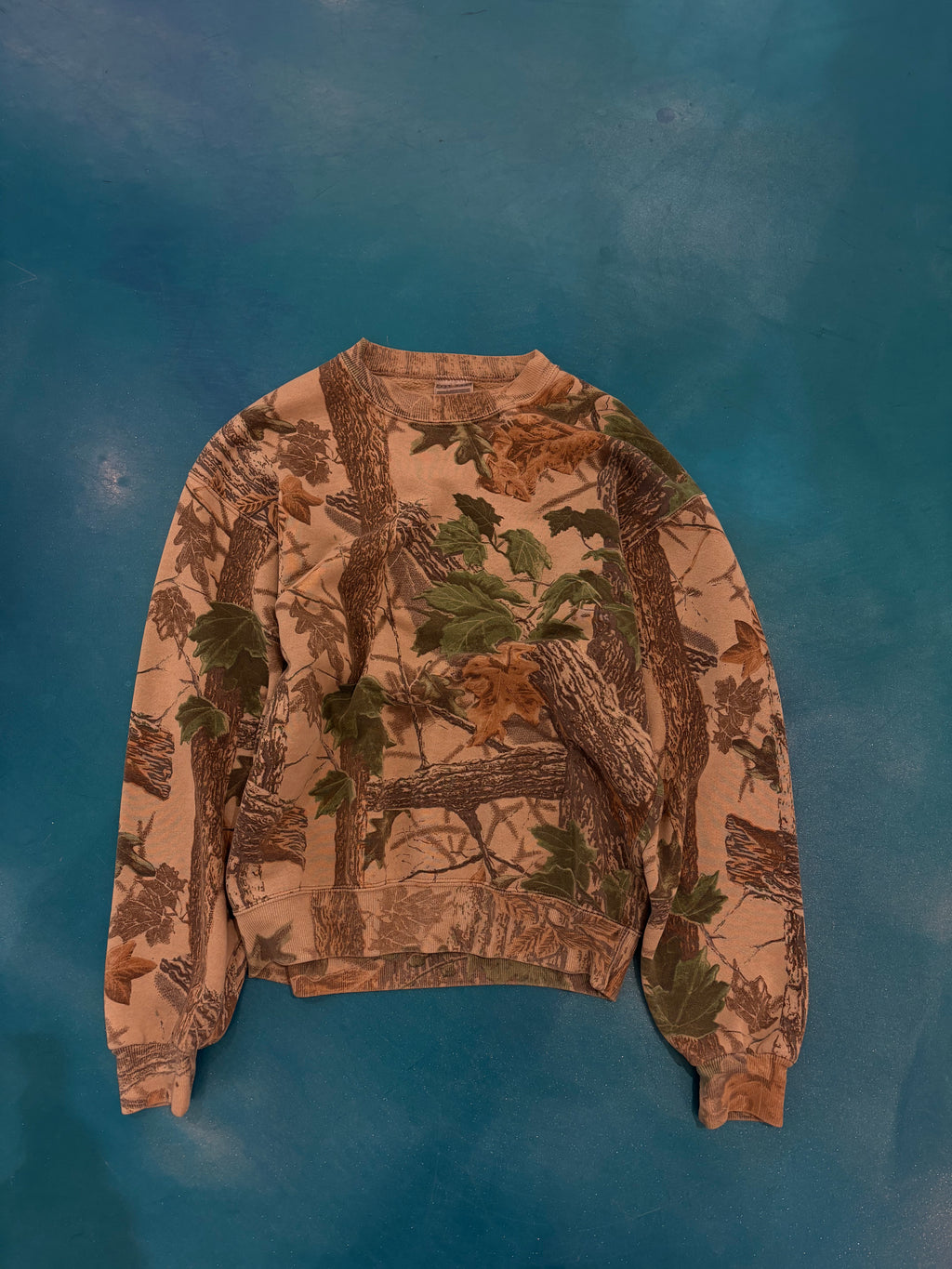Vintage Camo Jerzees Crewneck (M)