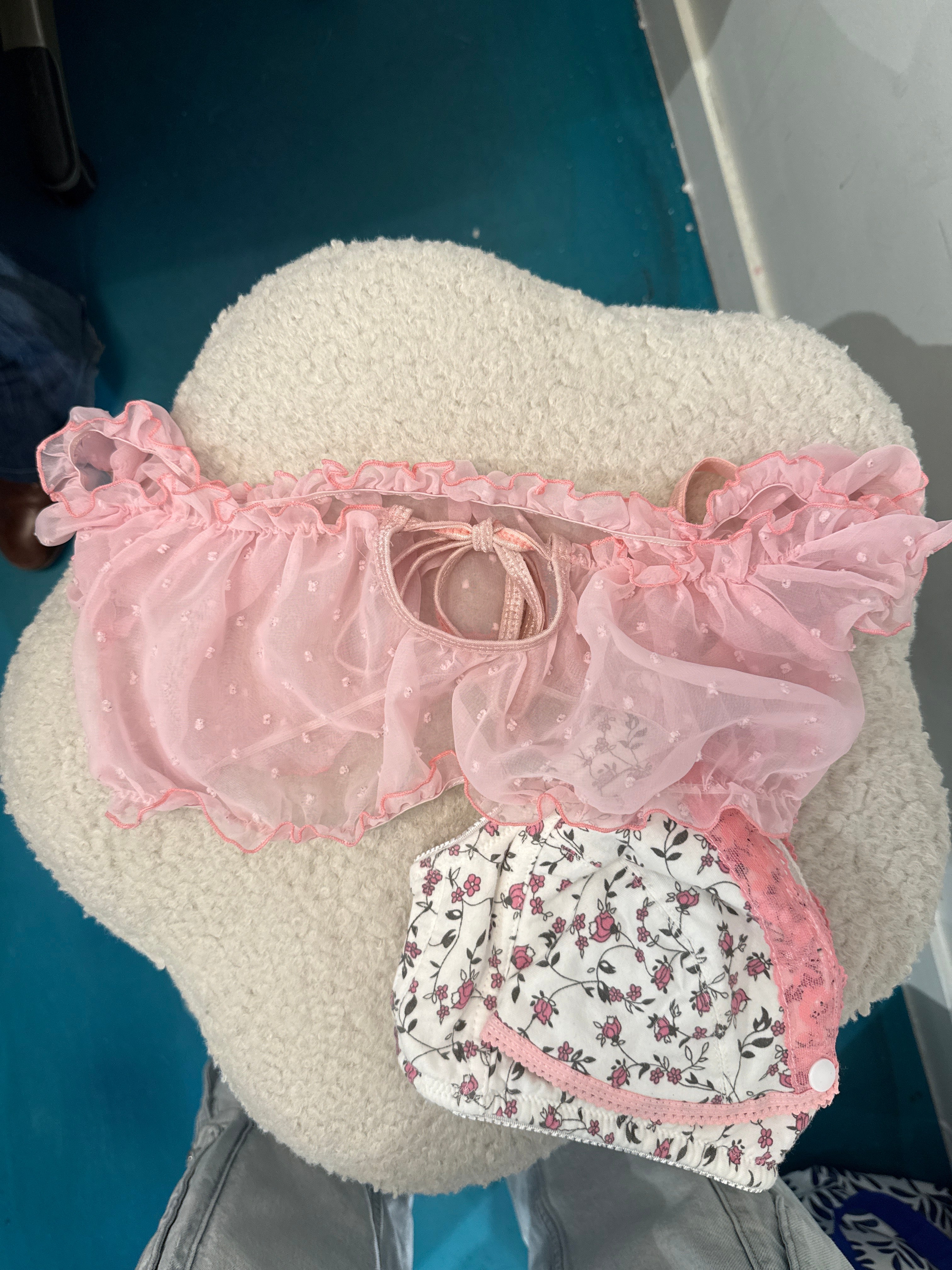Pink Lingerie Top (S)