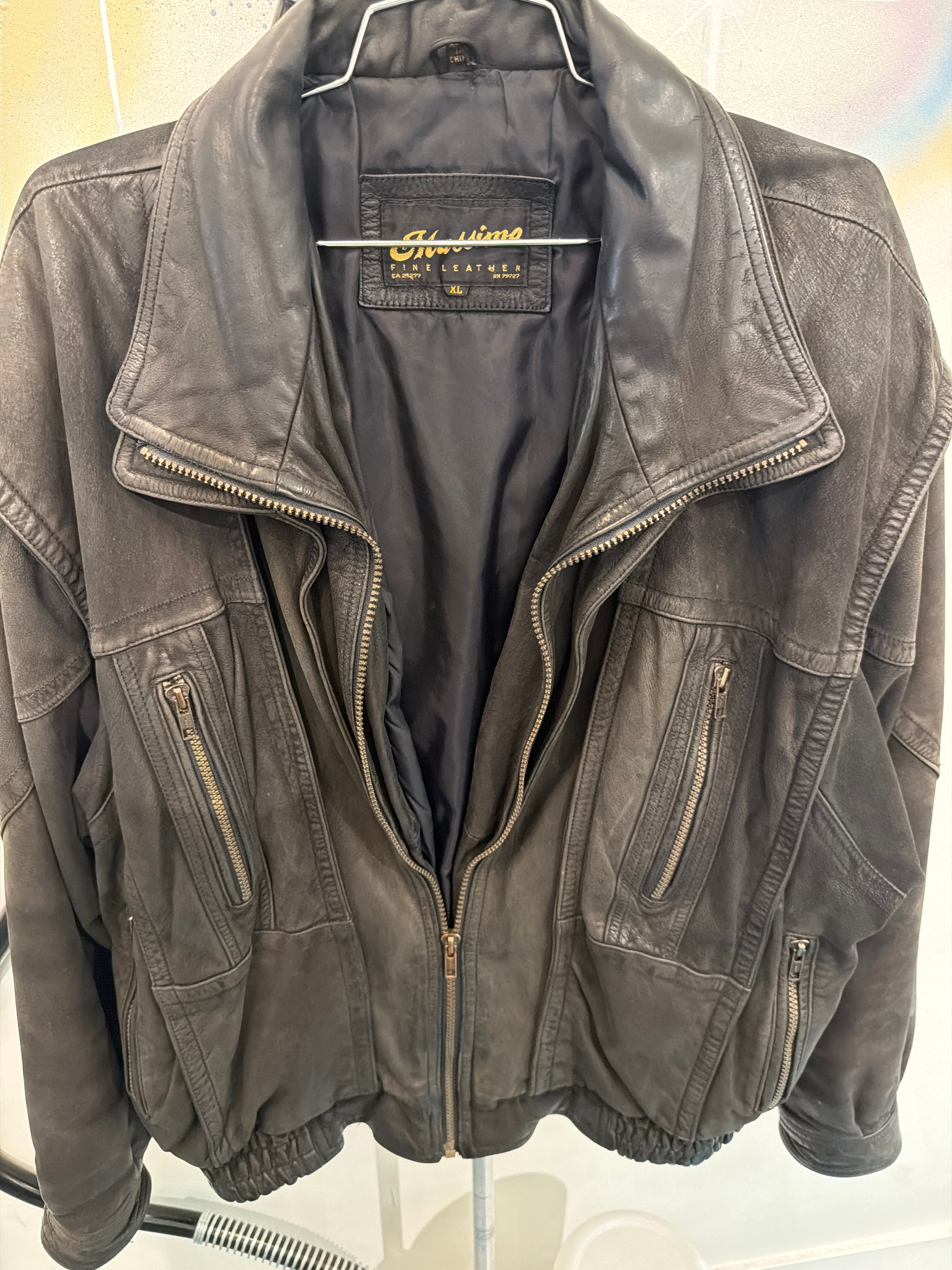 Leather Jacky Chan