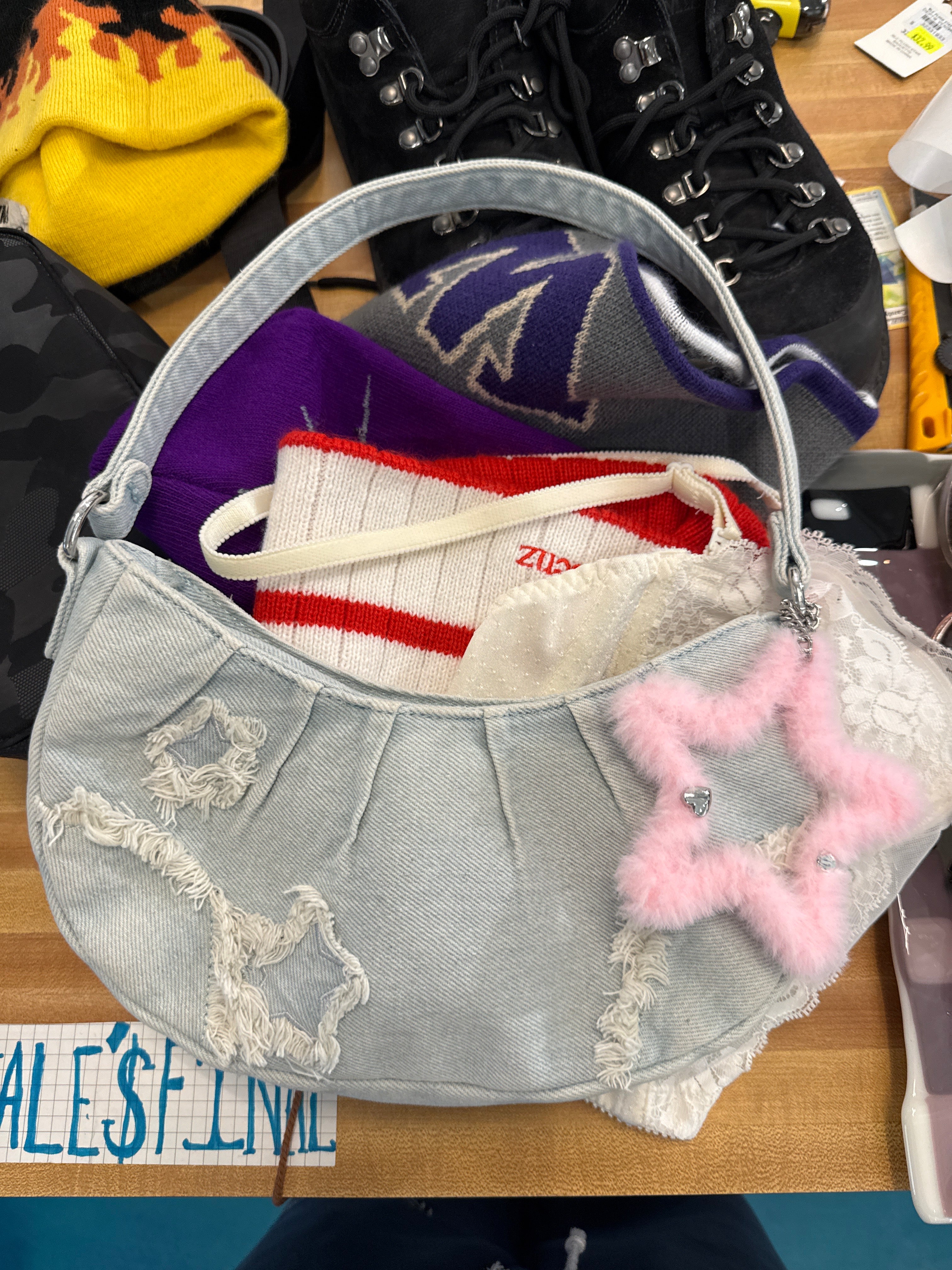 Jean Plush Star Bag