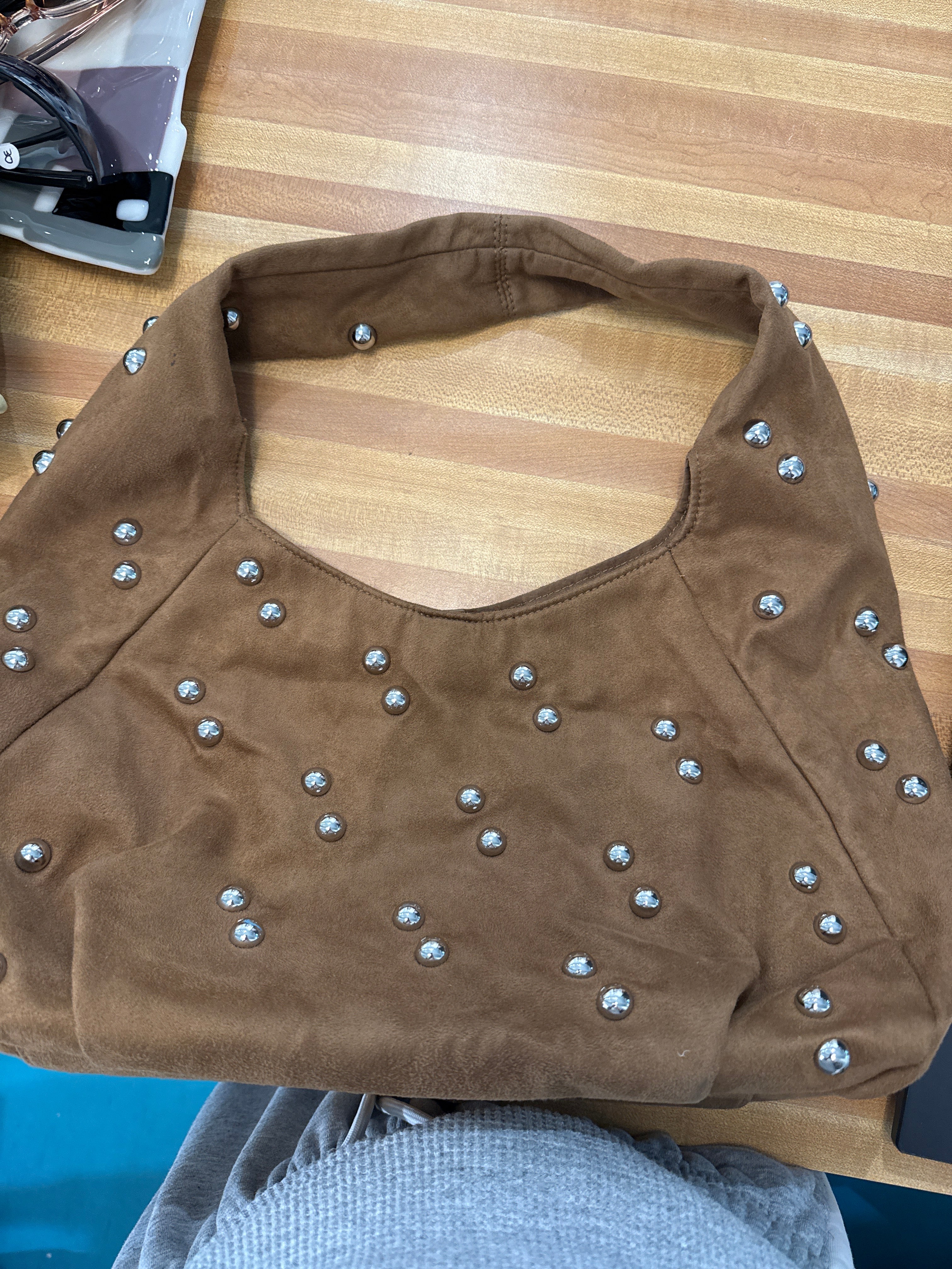 H&M Brown Stud Bag