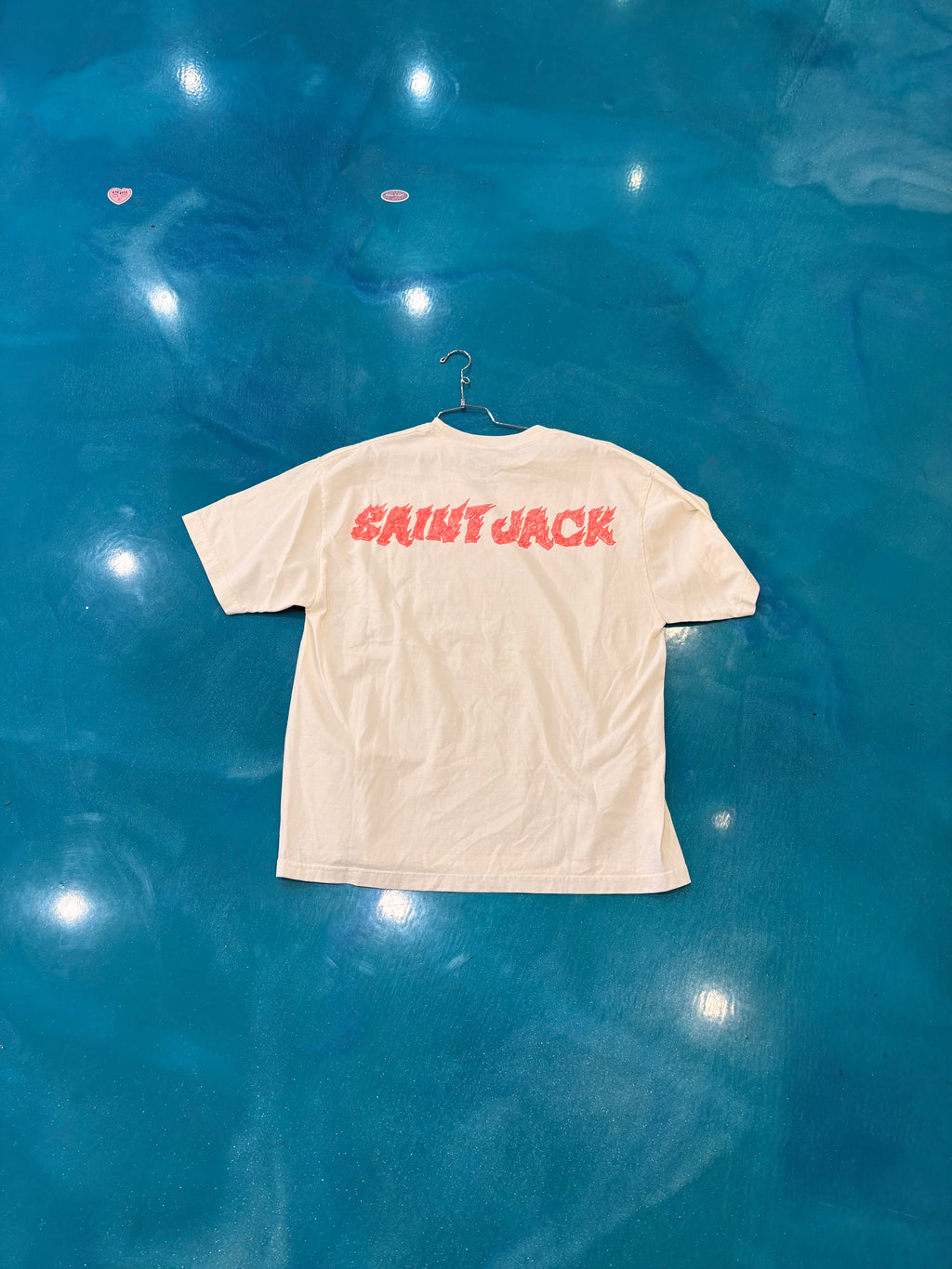 Travis Scott Utopia x St Michael 2A Tee Off White (XL, L) Mo