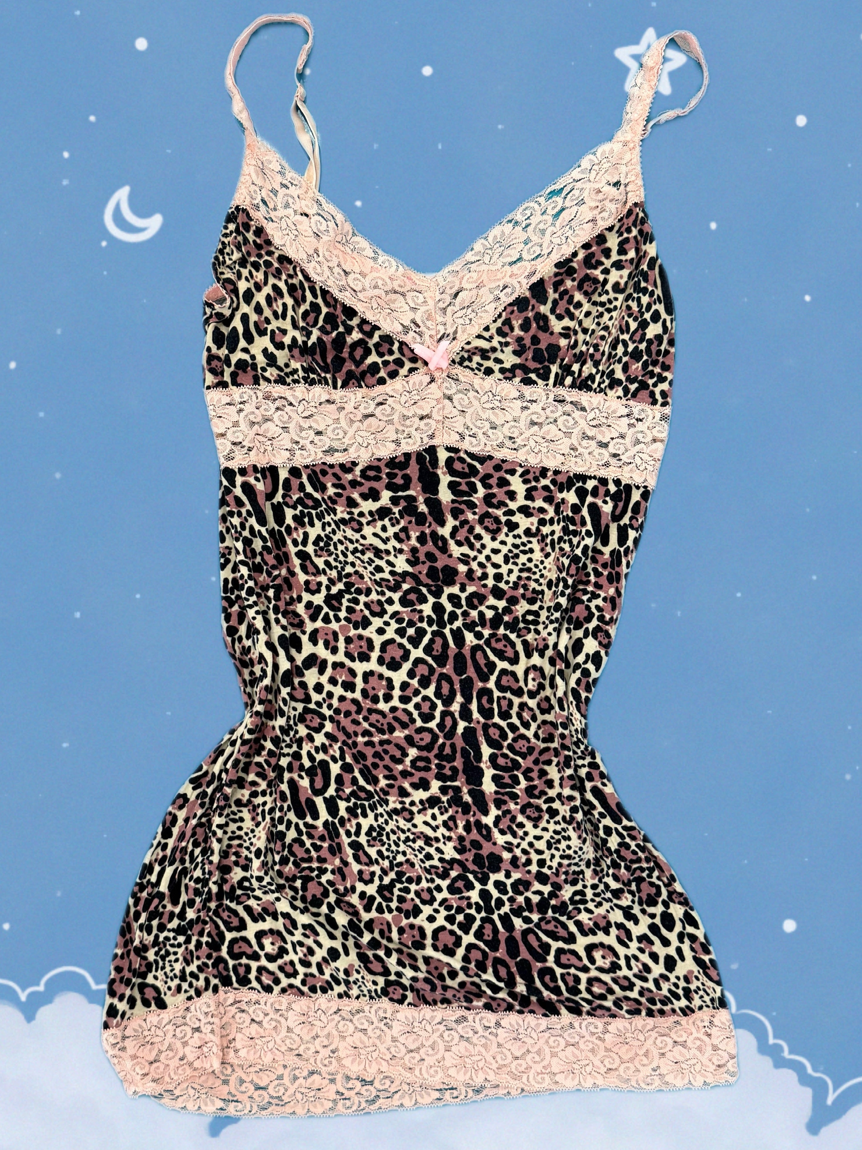 Cheetah Lace Slip (M)