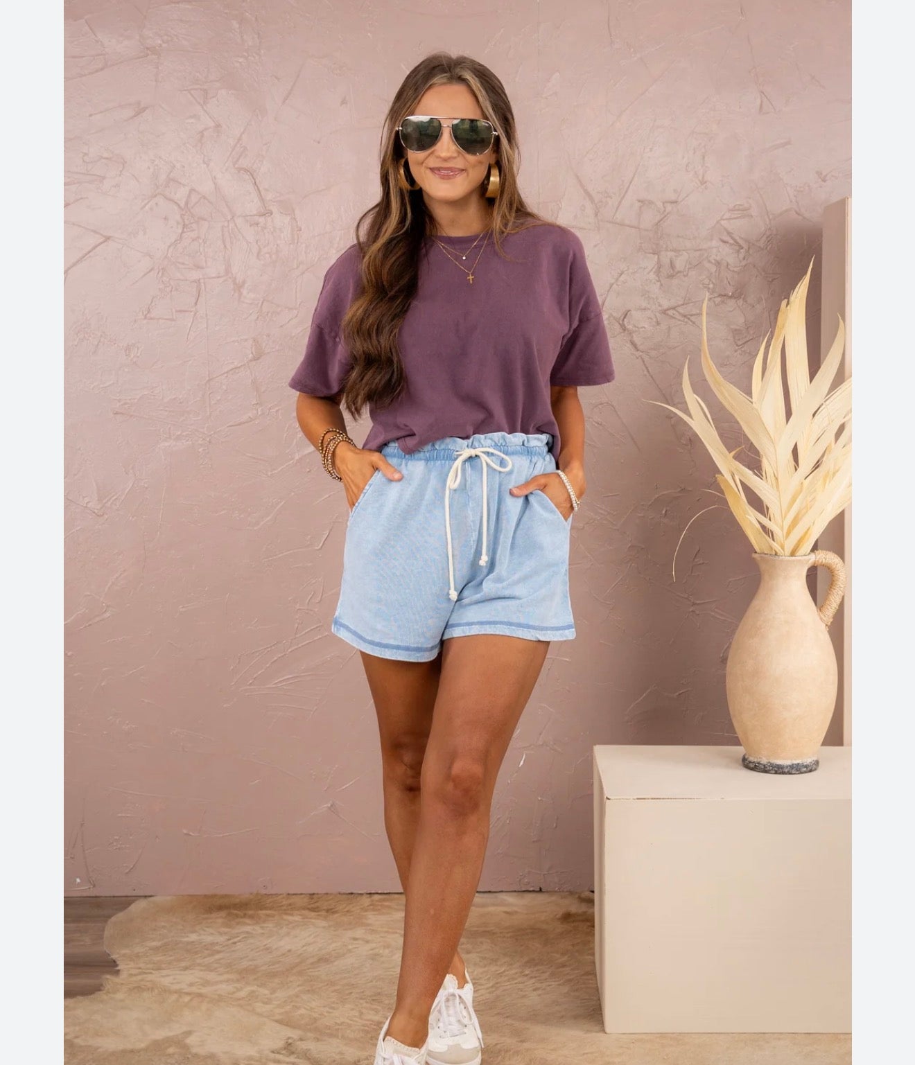Z Supply Gael Knit Denim Short (MWV)