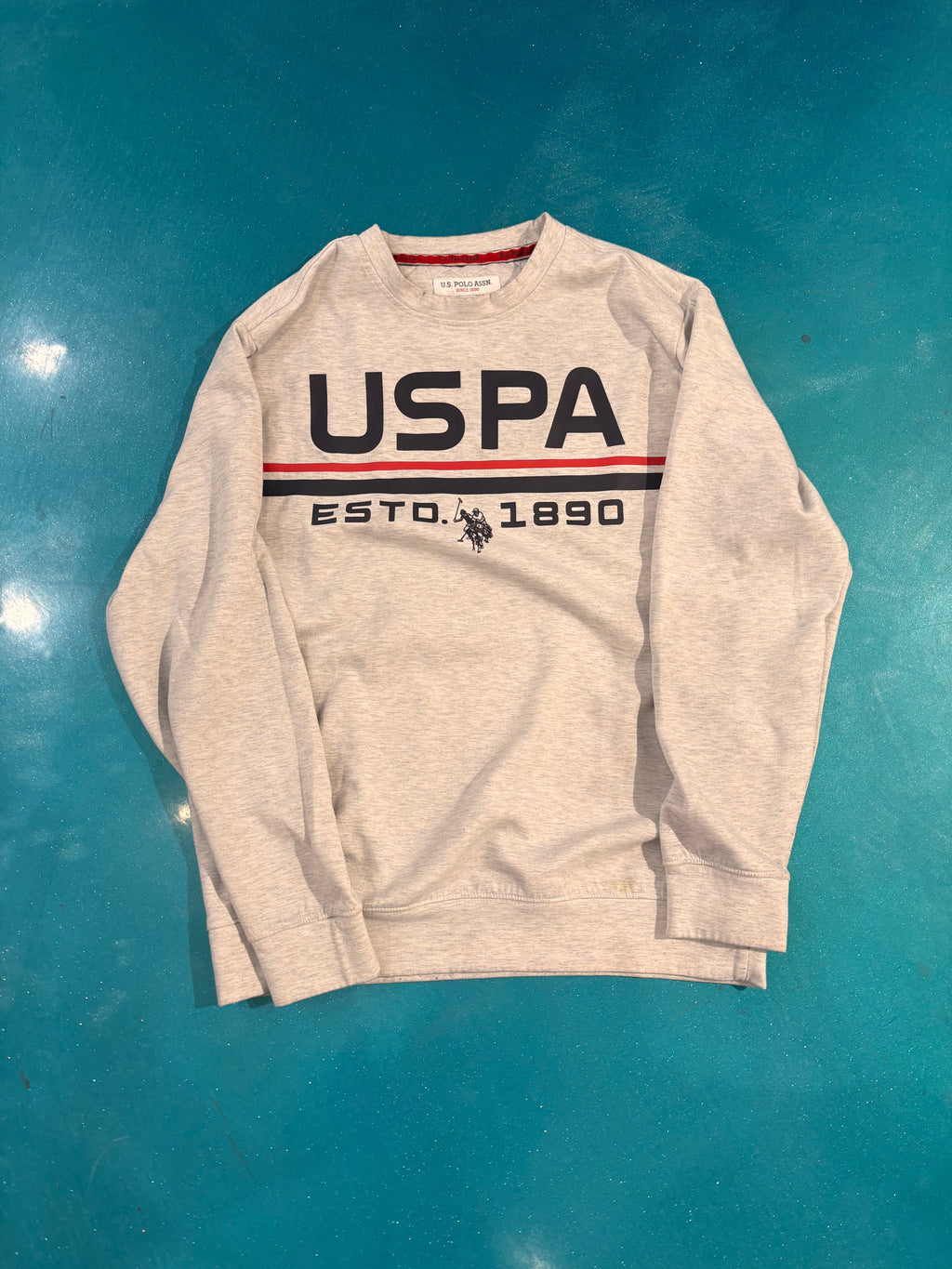 Polo grey crewneck (L) D