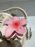 Pink Flower Hair Clip