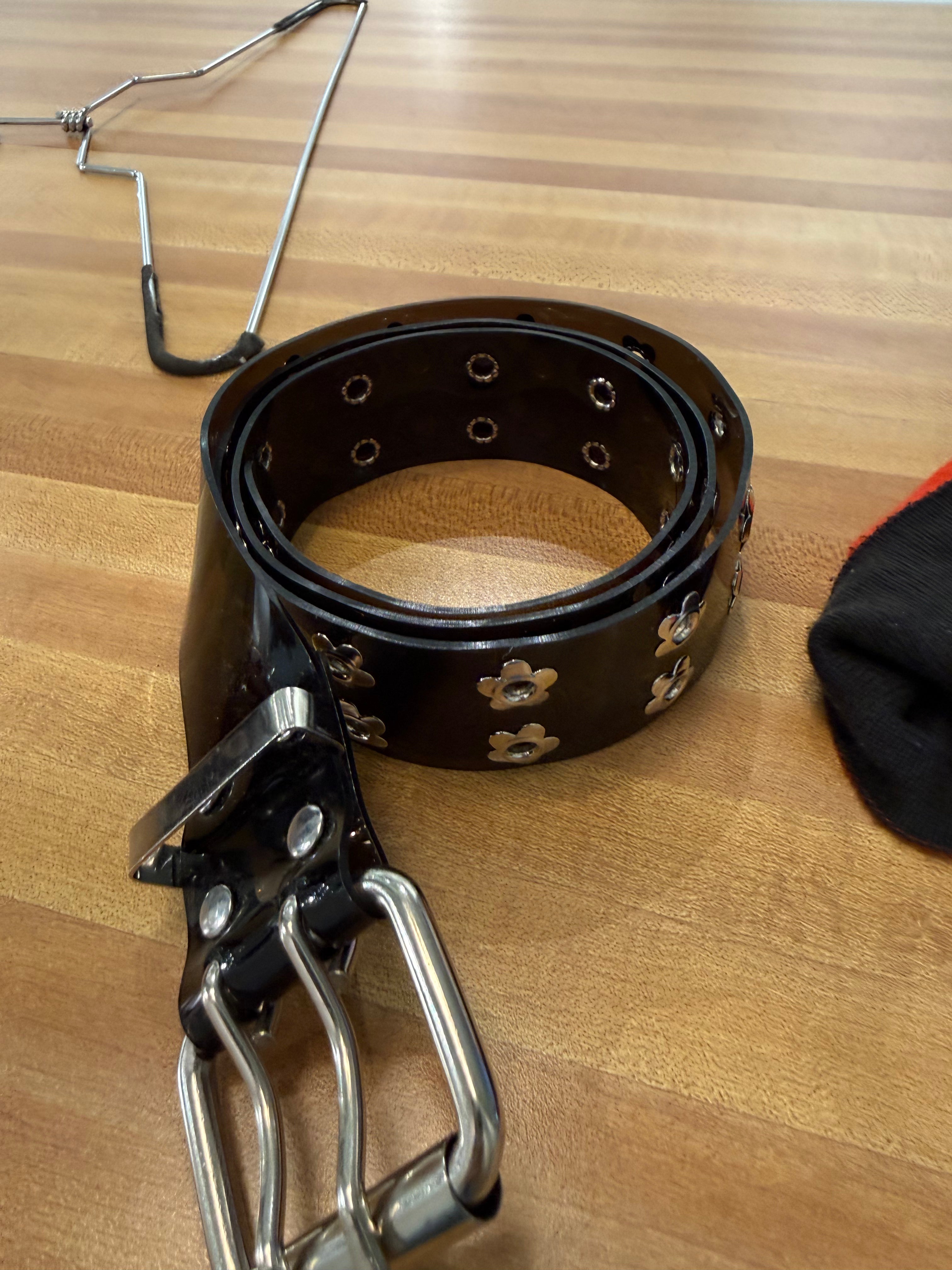 Black Flower Belt
