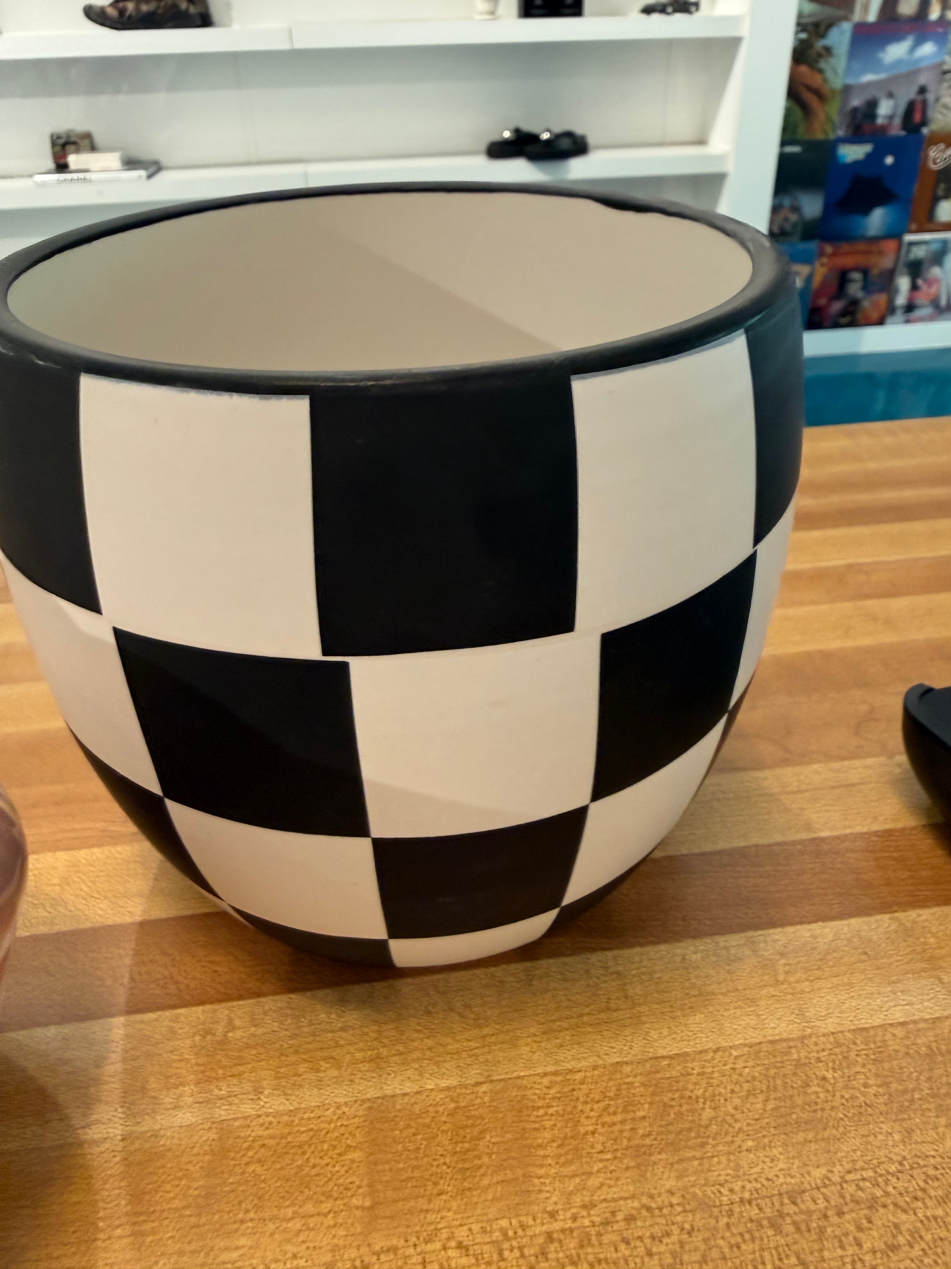 Checkered Vase
