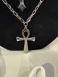 Too Bad Silver Cross Necklace